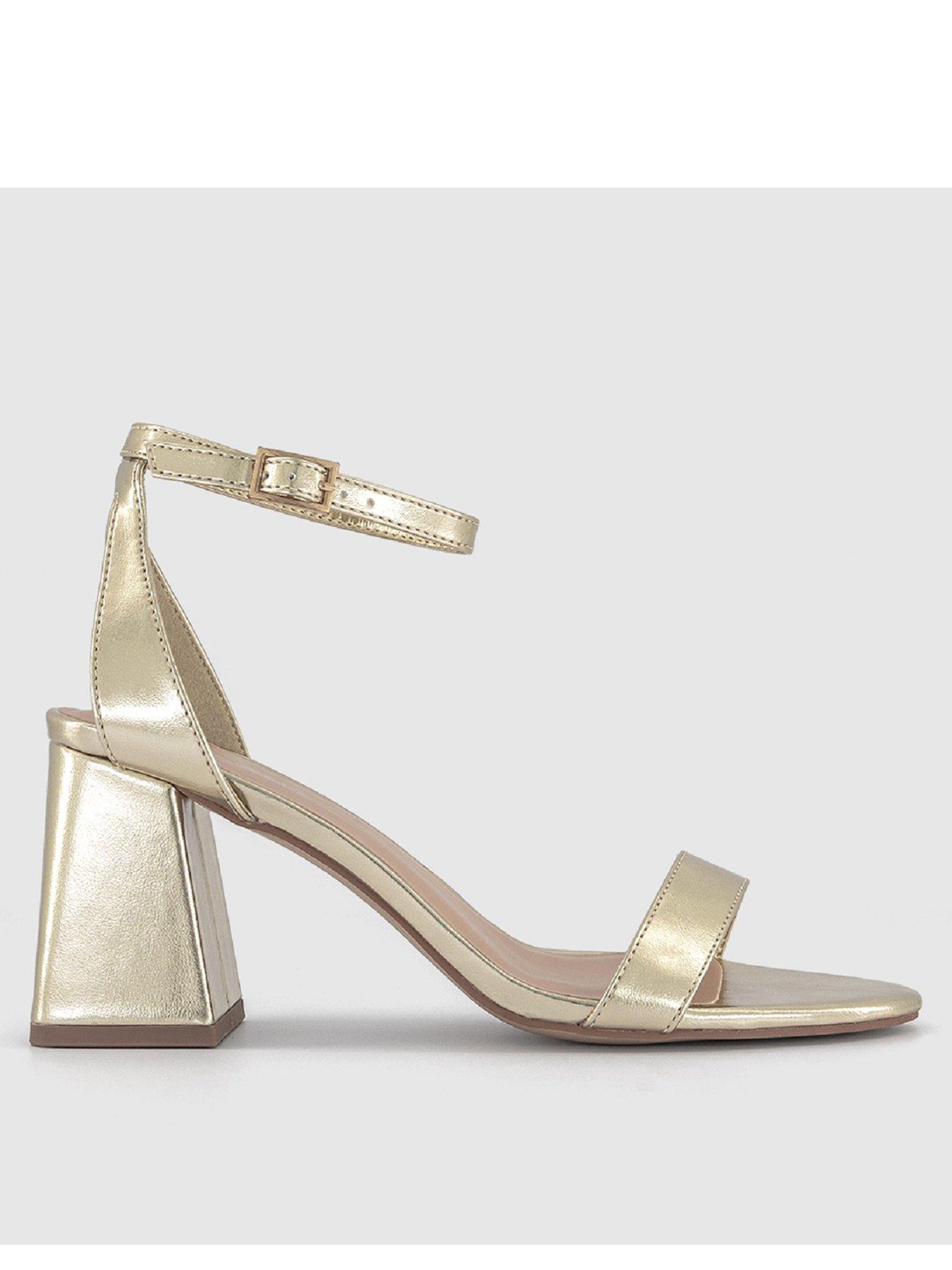 office-flared-heel-2-part-sandal-gold