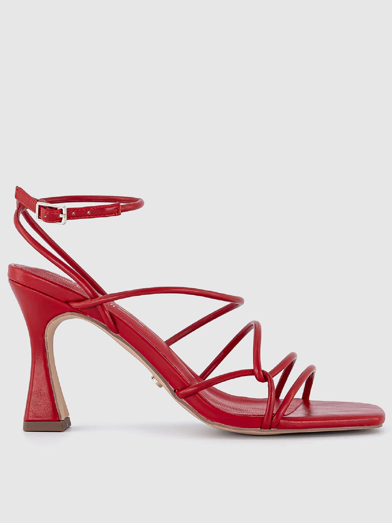 office-million-dollar-strappy-sandals-redfront