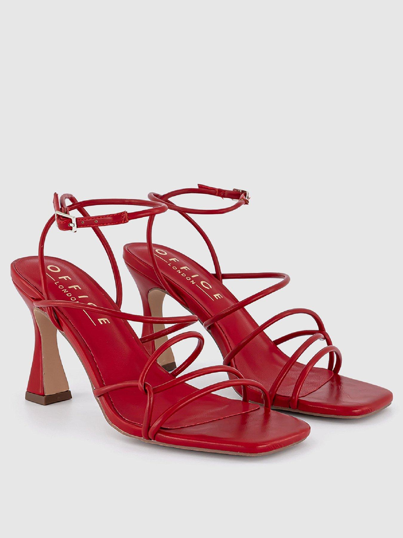 office-million-dollar-strappy-sandals-redstillFront