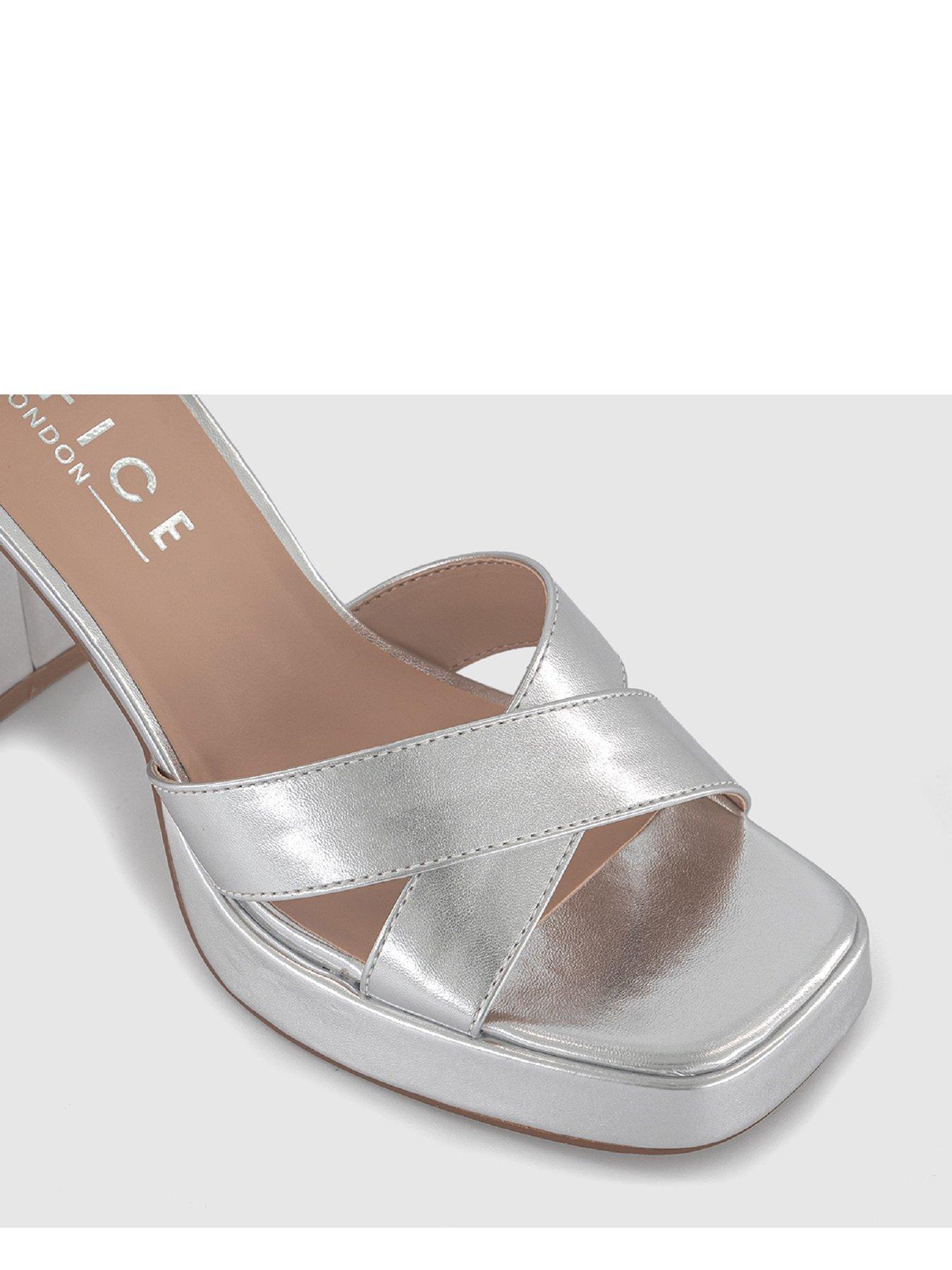 office-closed-back-platform-shoes-silveroutfit