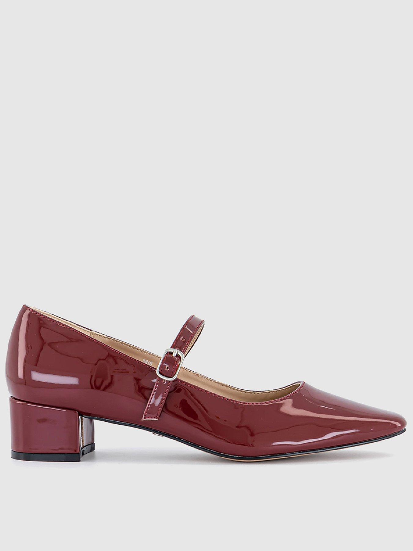 office-mia-single-strap-mary-jane-shoes-nbsp--red