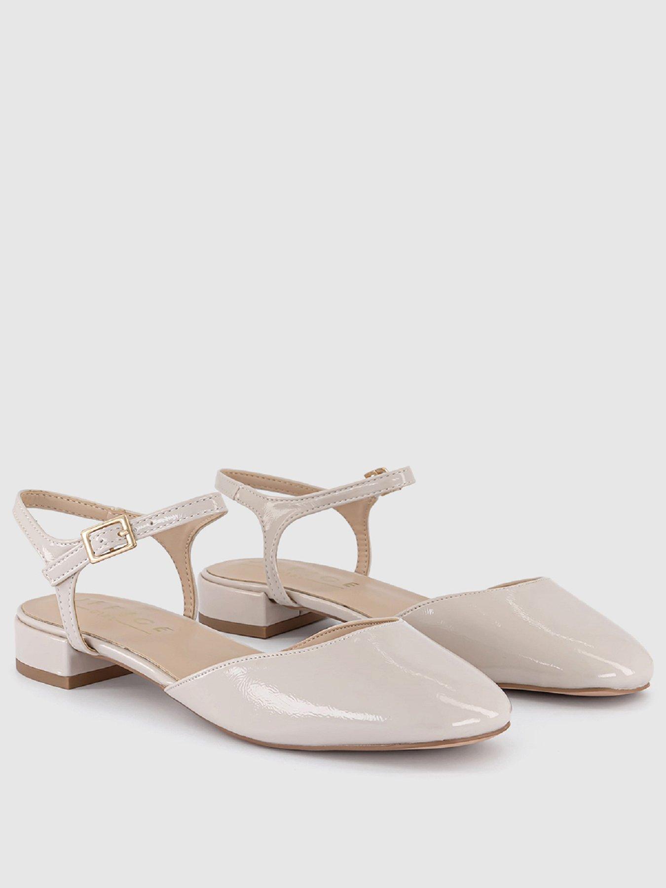 office-flame-two-part-ballet-pumps-naturalstillFront