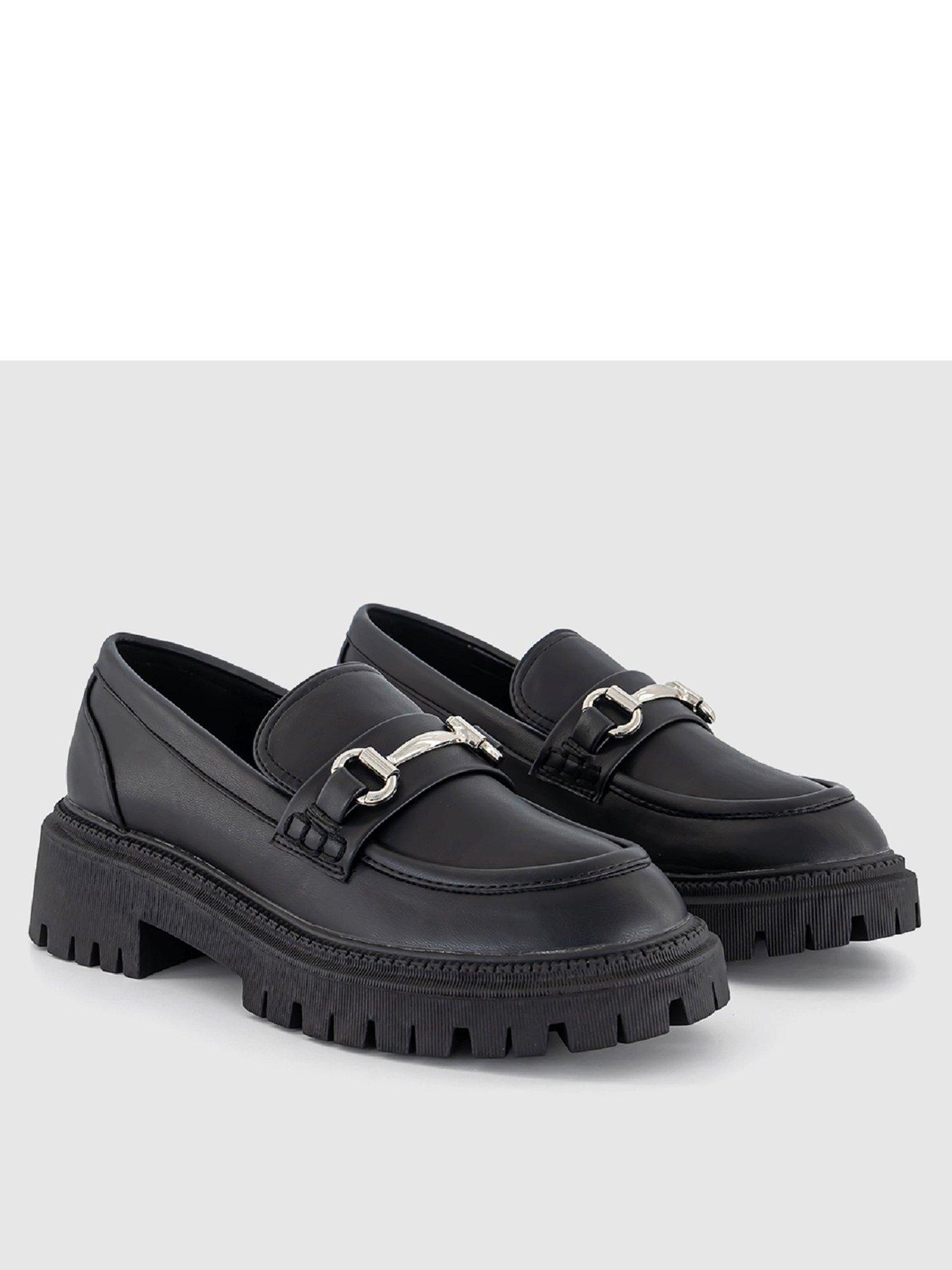 office-flyer-chunky-patent-loafers-blackstillFront