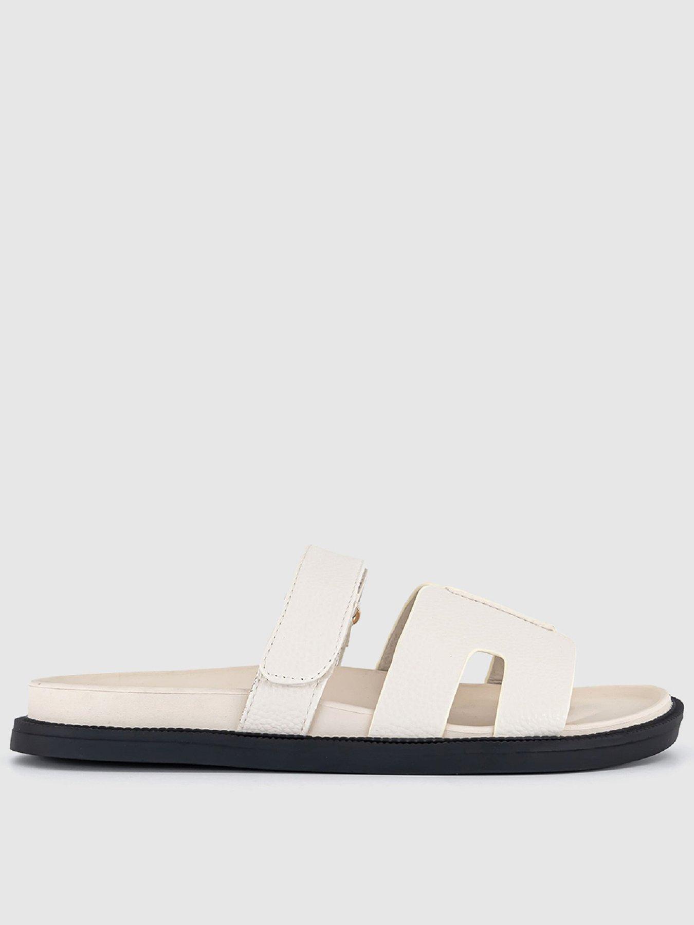 office-serena-footbed-flat-sandal-white