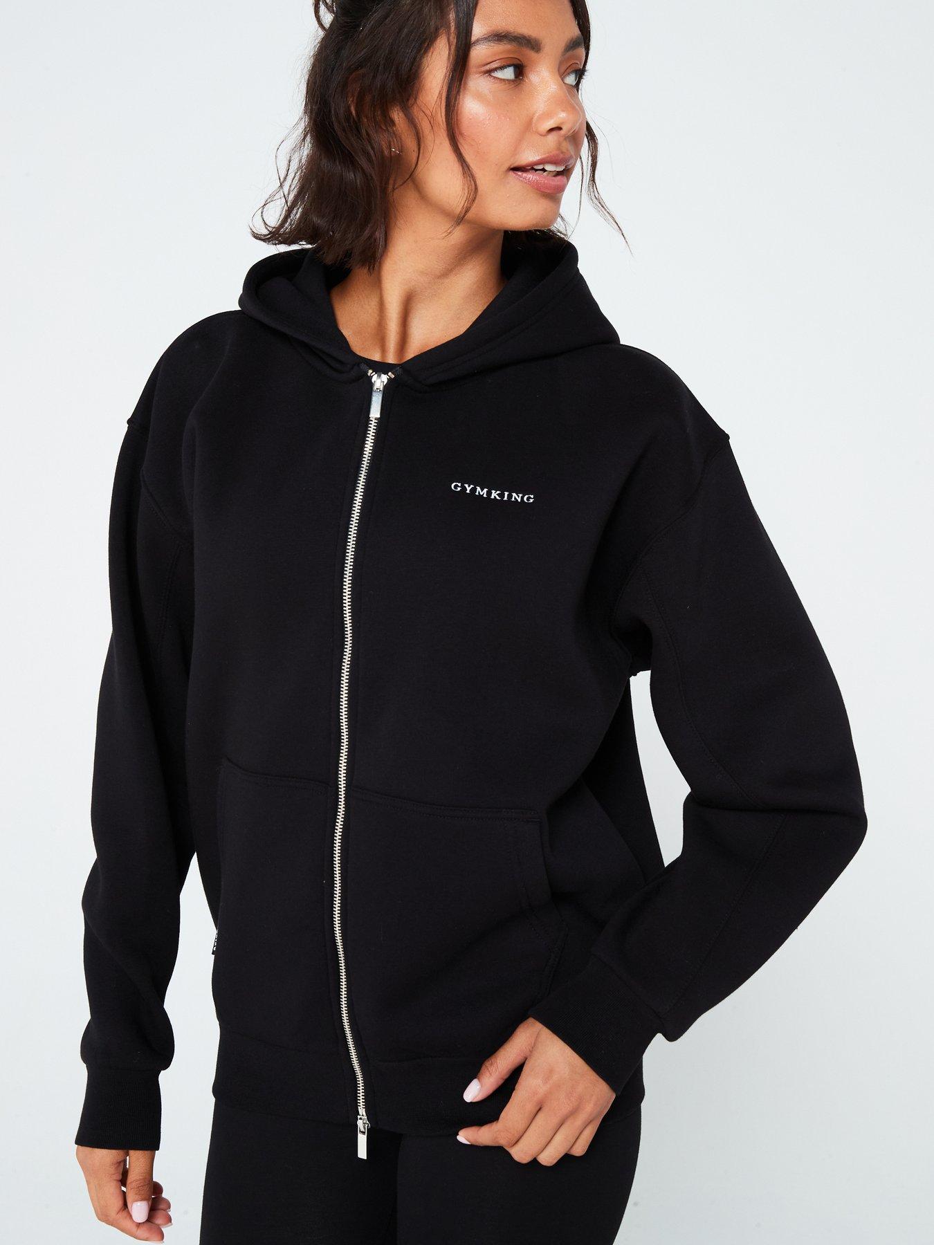 gym-king-womens-365-oversized-full-zip-hoodie-blackdetail