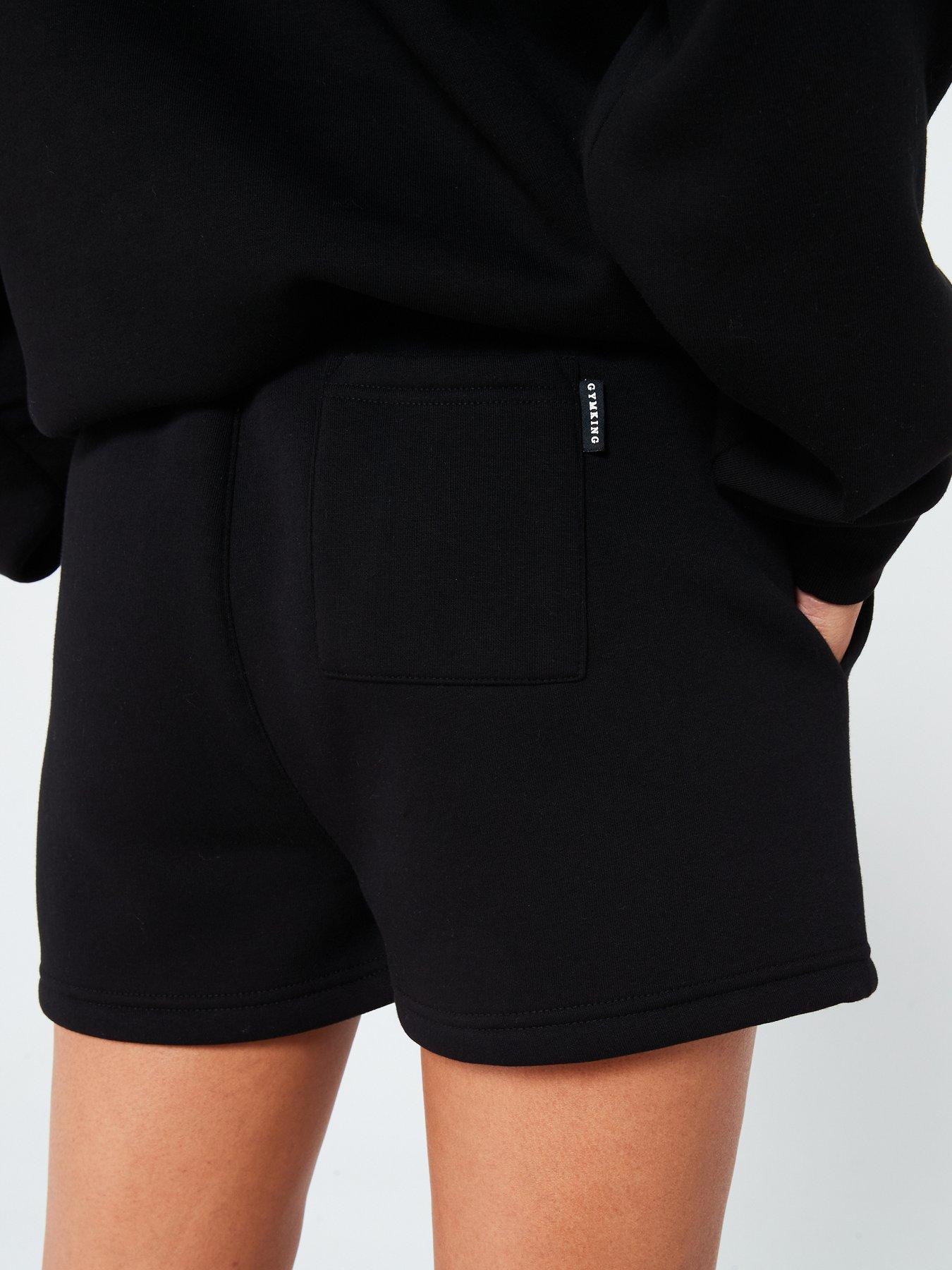 gym-king-womens-fleece-short-blackoutfit