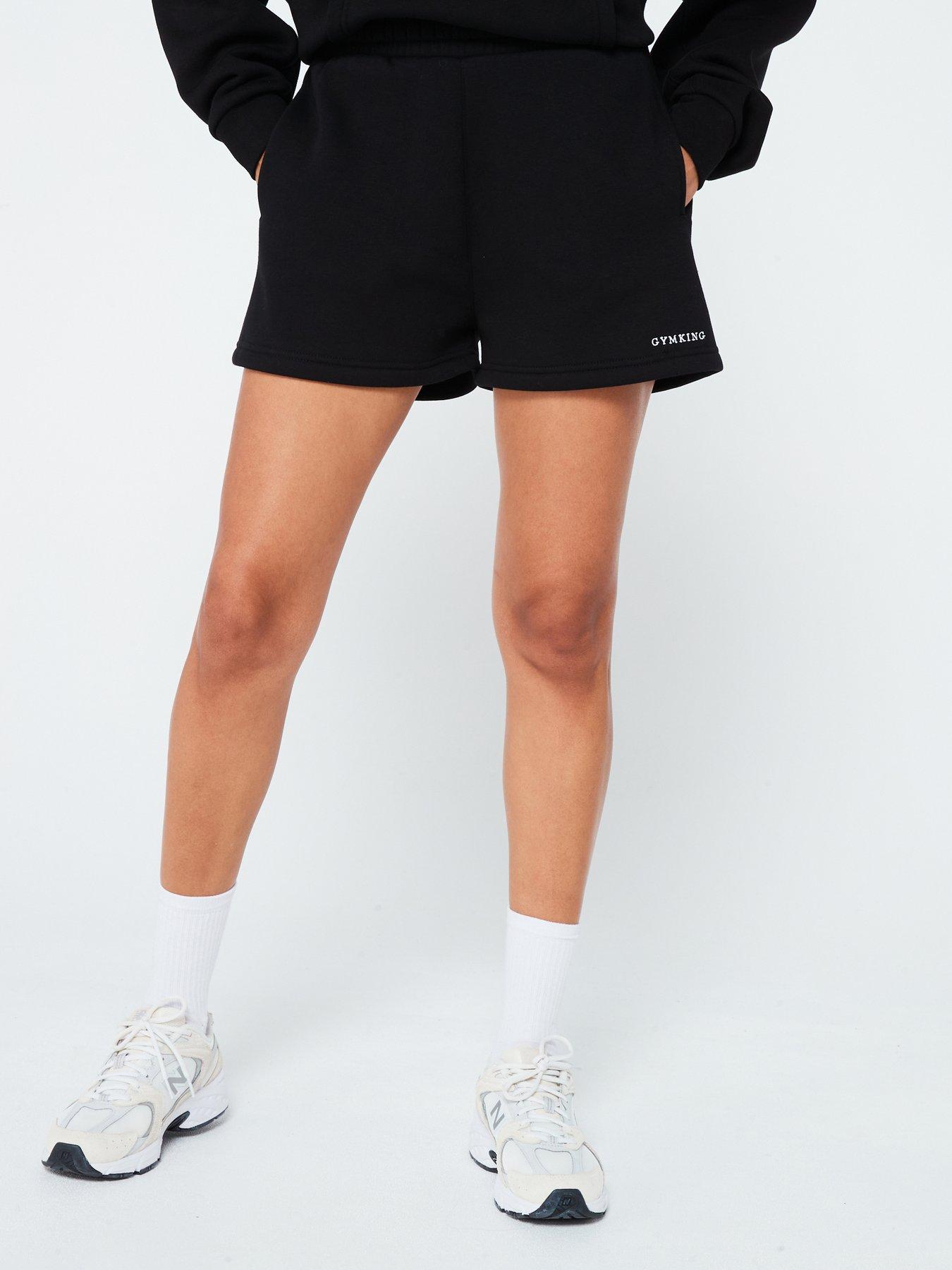 gym-king-womens-fleece-short-blackdetail