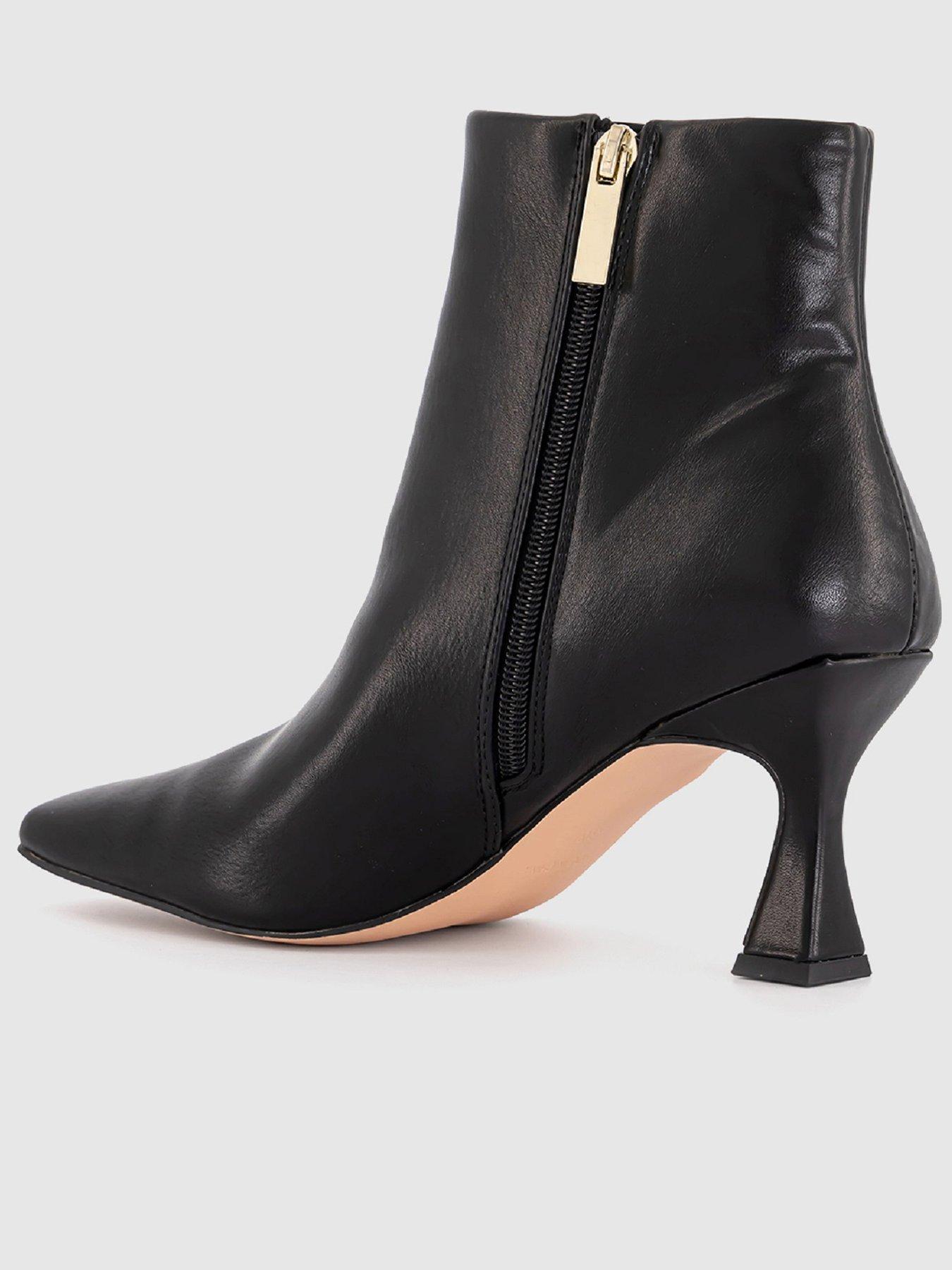 office-aria-flared-heel-smart-boot-blackback