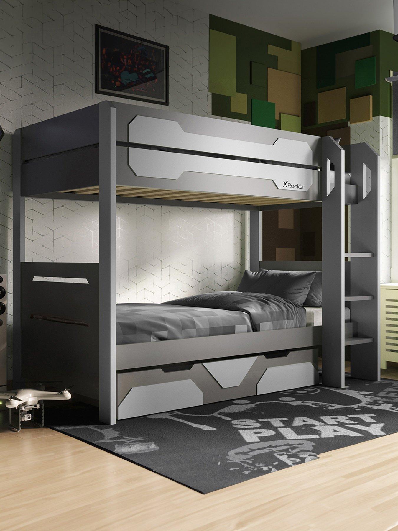 x-rocker-battalion-gaming-bunk-bed-with-trundle-drawer