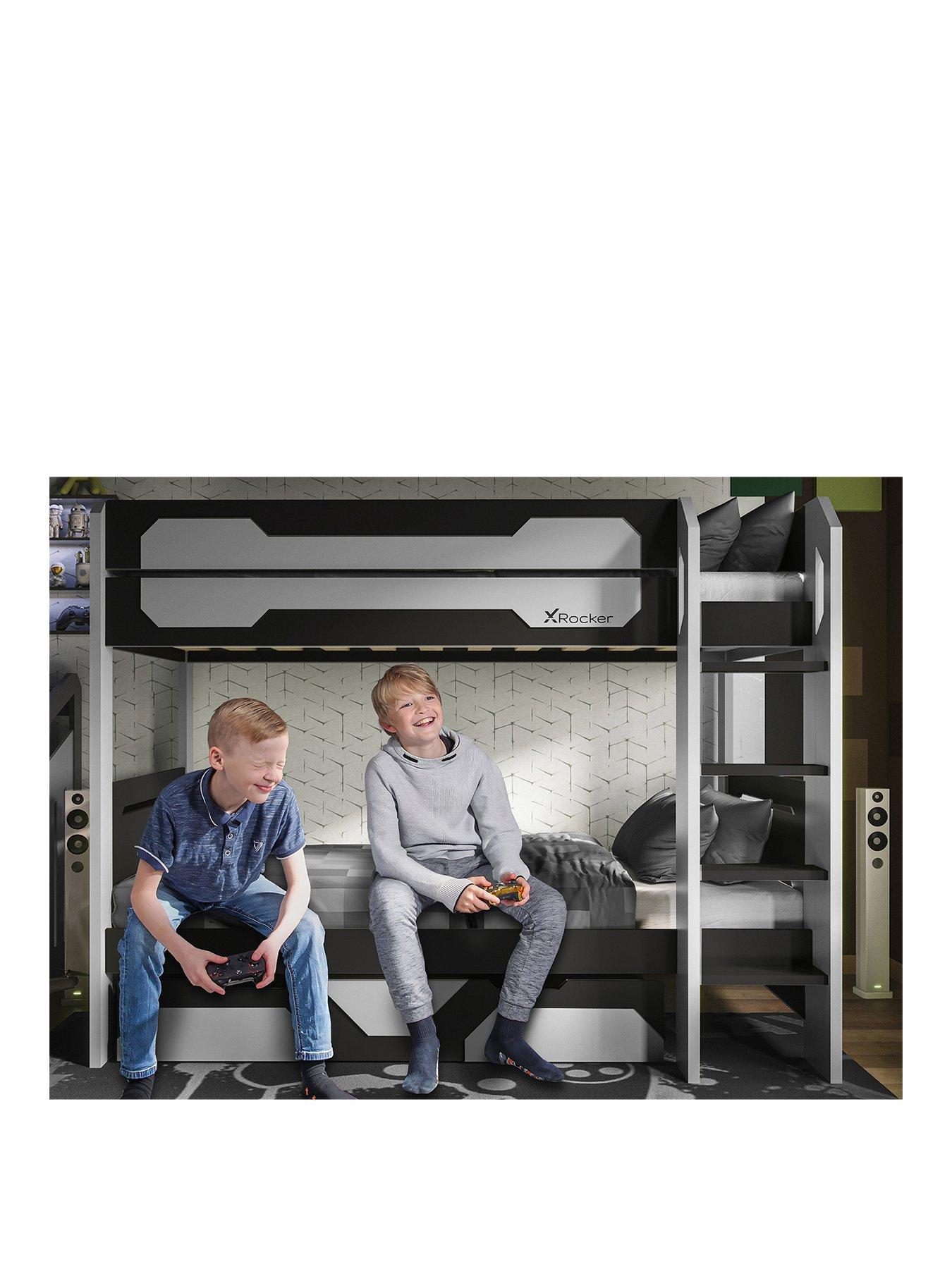 x-rocker-battalion-gaming-bunk-bed-with-trundle-drawerstillFront