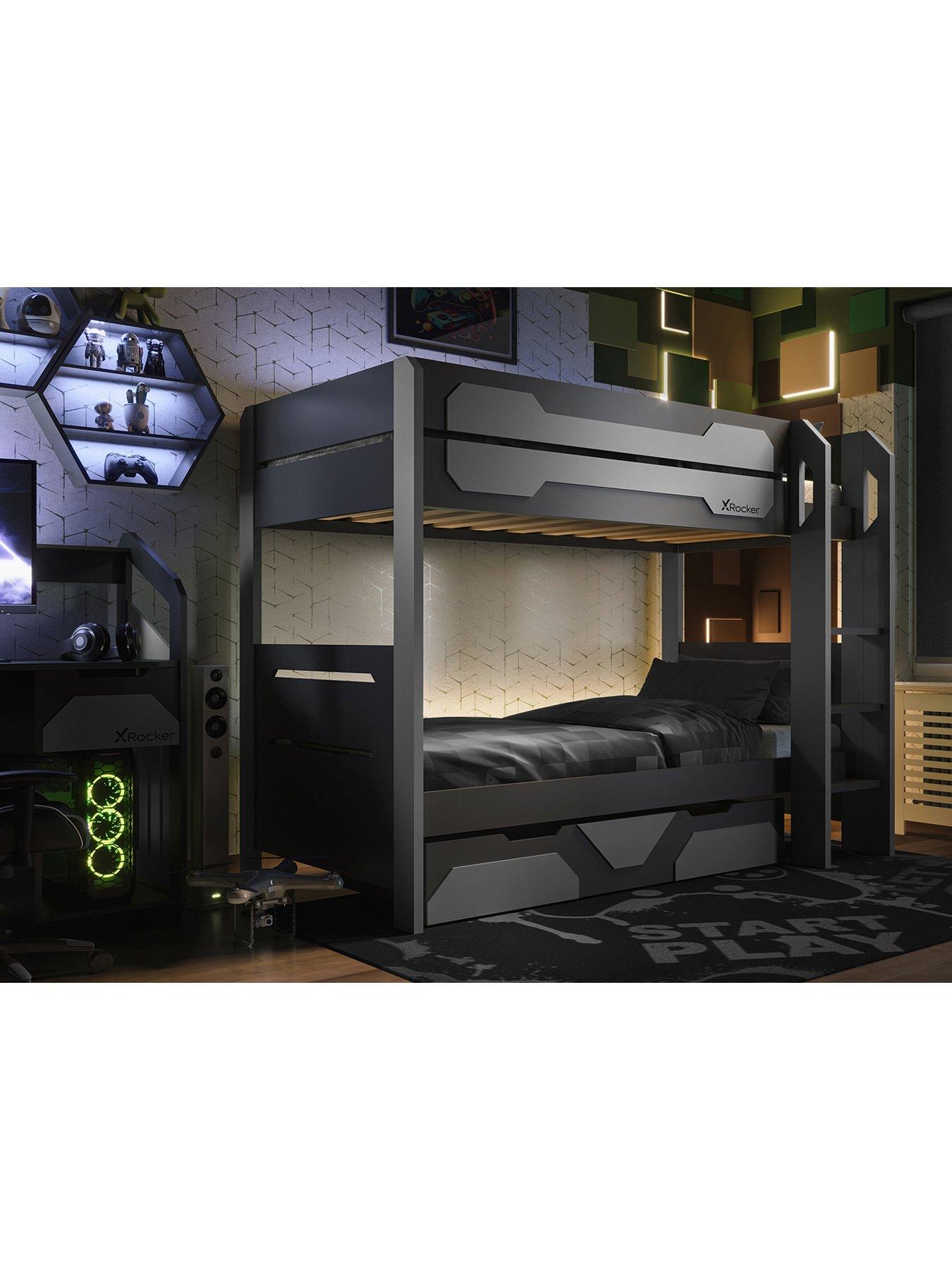 x-rocker-battalion-gaming-bunk-bed-with-trundle-draweroutfit