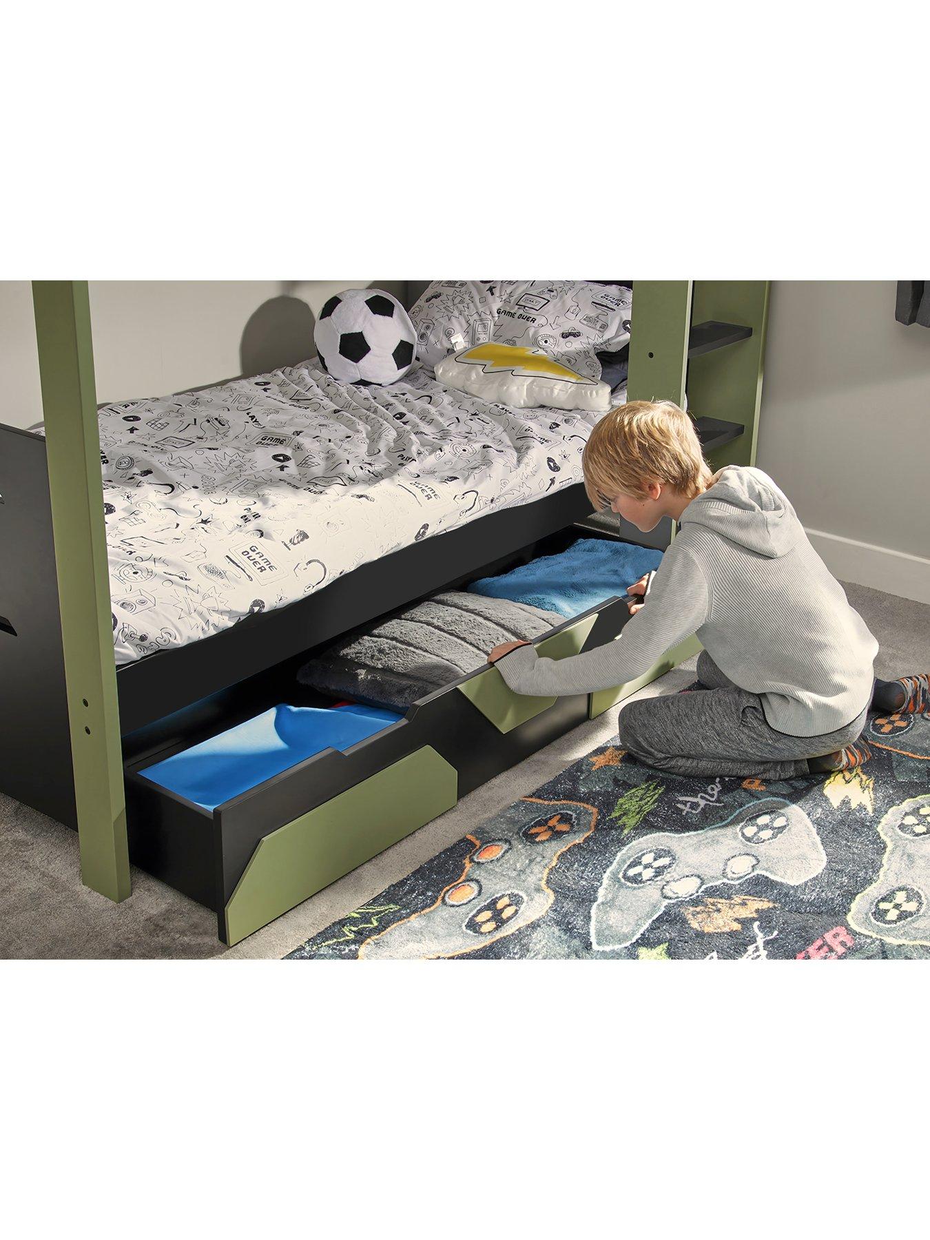 x-rocker-battalion-gaming-bunk-bed-with-trundle-drawerback