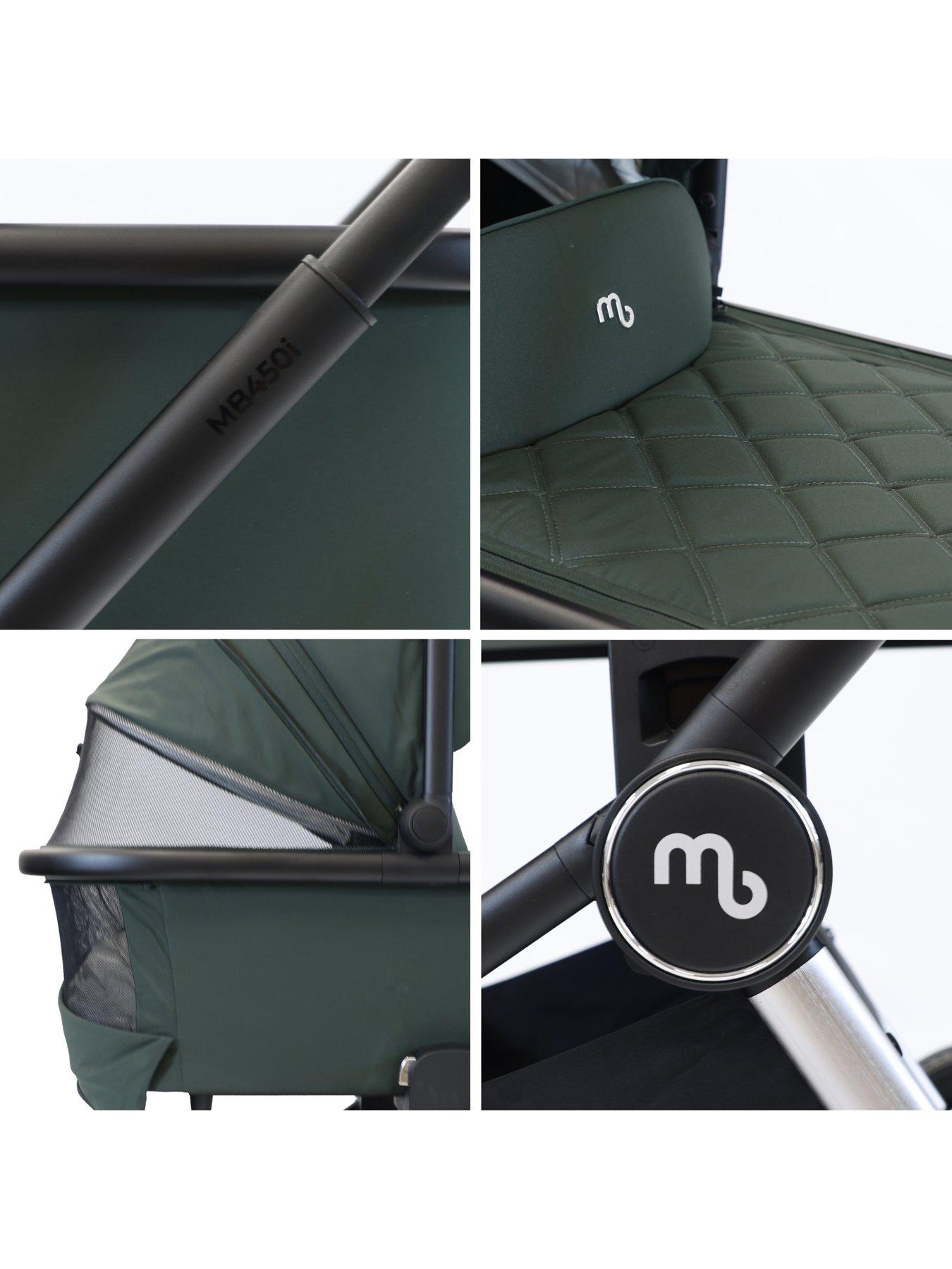 Image 5 of 7 of My Babiie MB450 3-in-1 Travel System - Forest Green