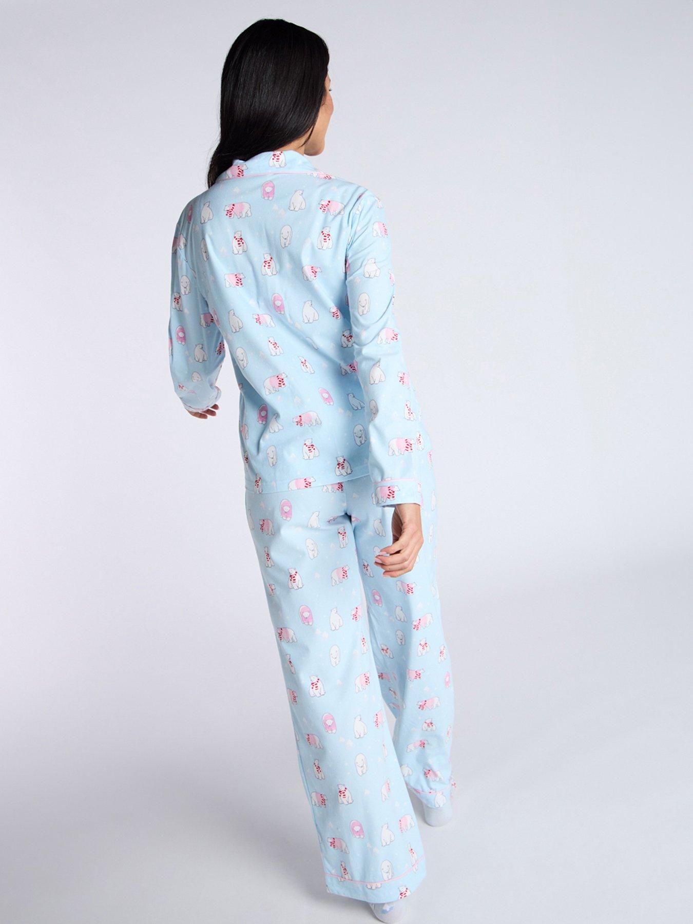 boux-avenue-boux-avenue-polar-bear-fleece-pj-in-a-bag-blue-mixstillFront