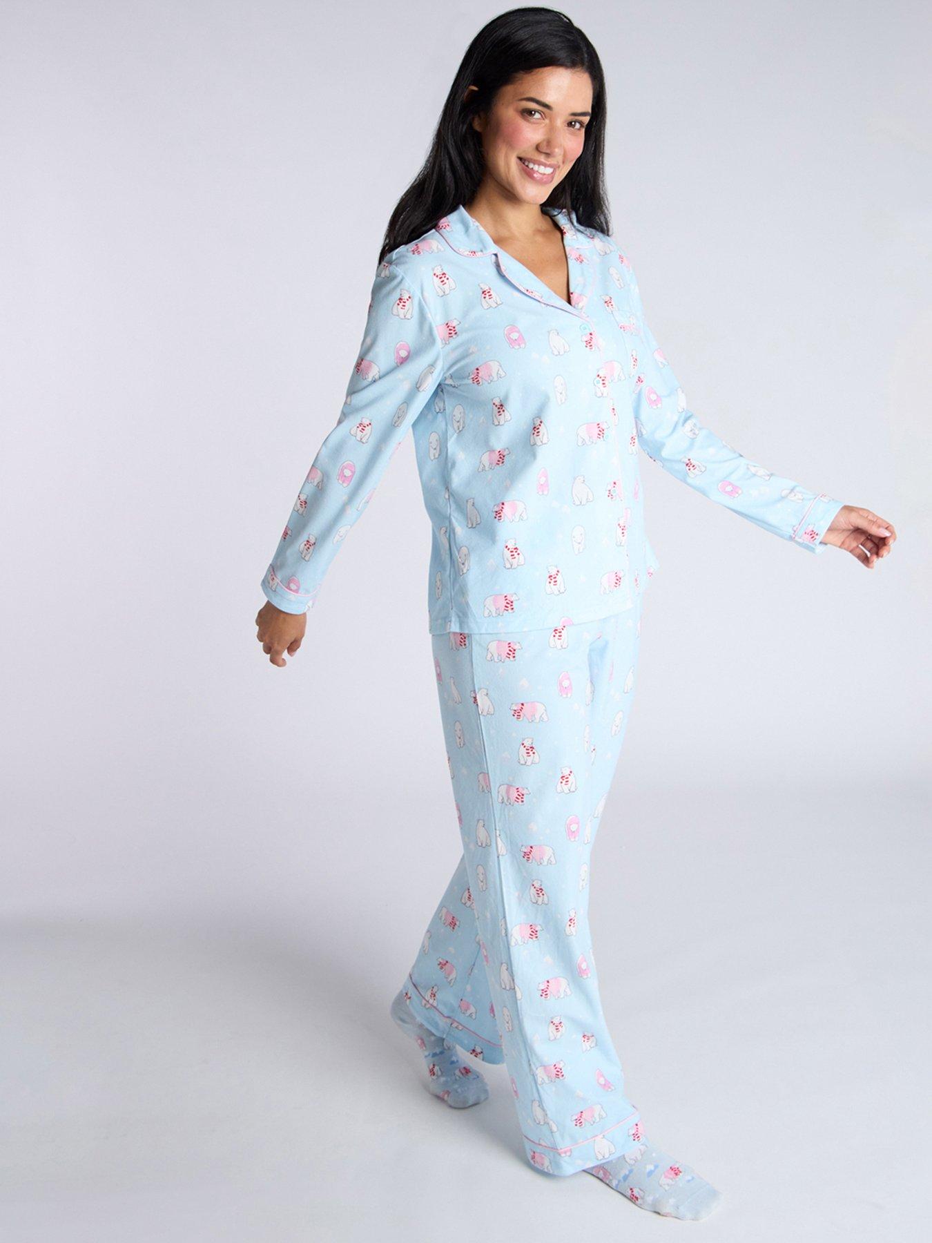 boux-avenue-boux-avenue-polar-bear-fleece-pj-in-a-bag-blue-mixoutfit