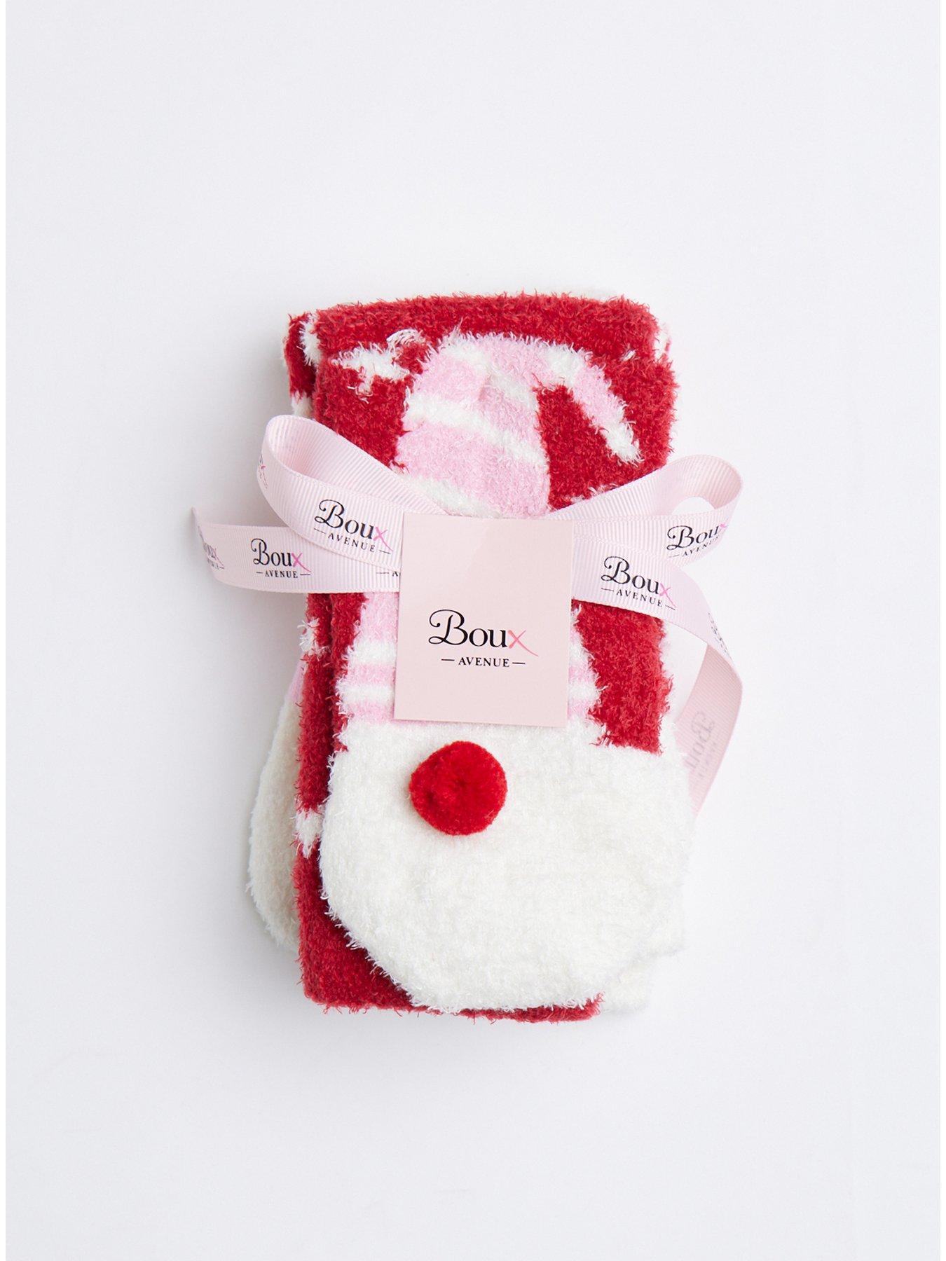 boux-avenue-boux-avenue-pack-of-2-santa-present-printed-socks-ivory-mixoutfit