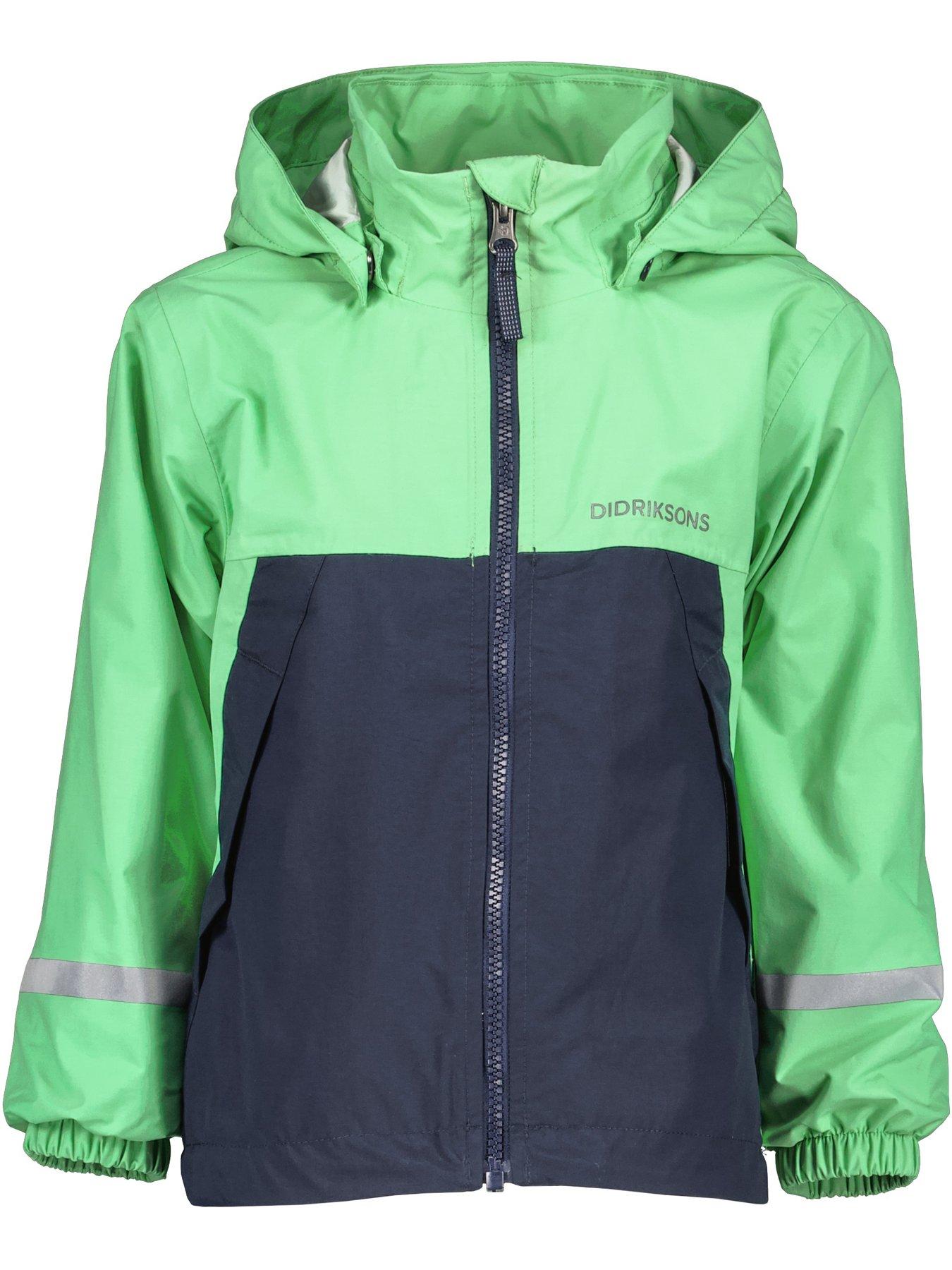 didriksons-bladet-kids-jacket--limestillFront