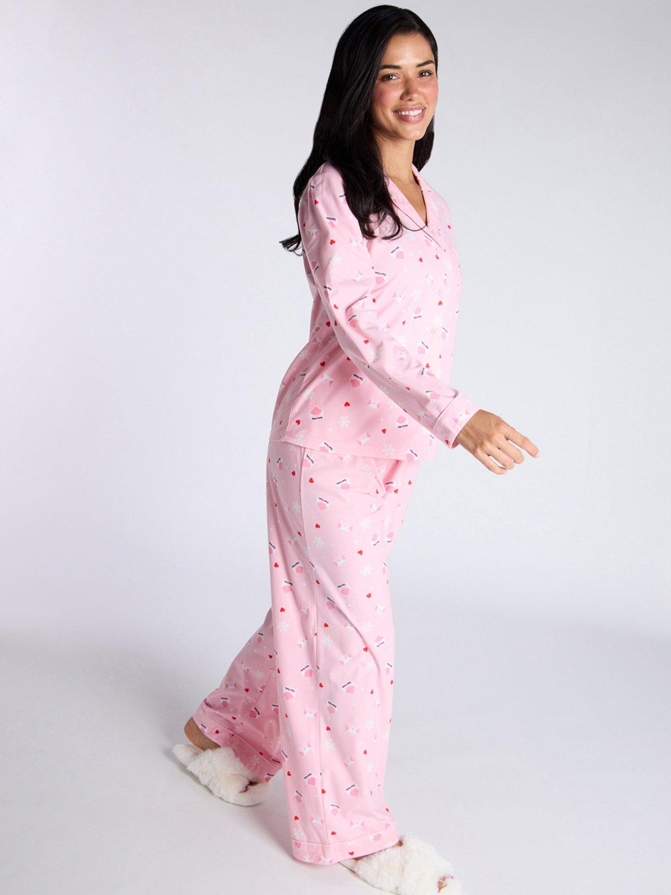 boux-avenue-boux-avenue-dear-santa-fleece-pj-in-a-bag-pink-mixoutfit