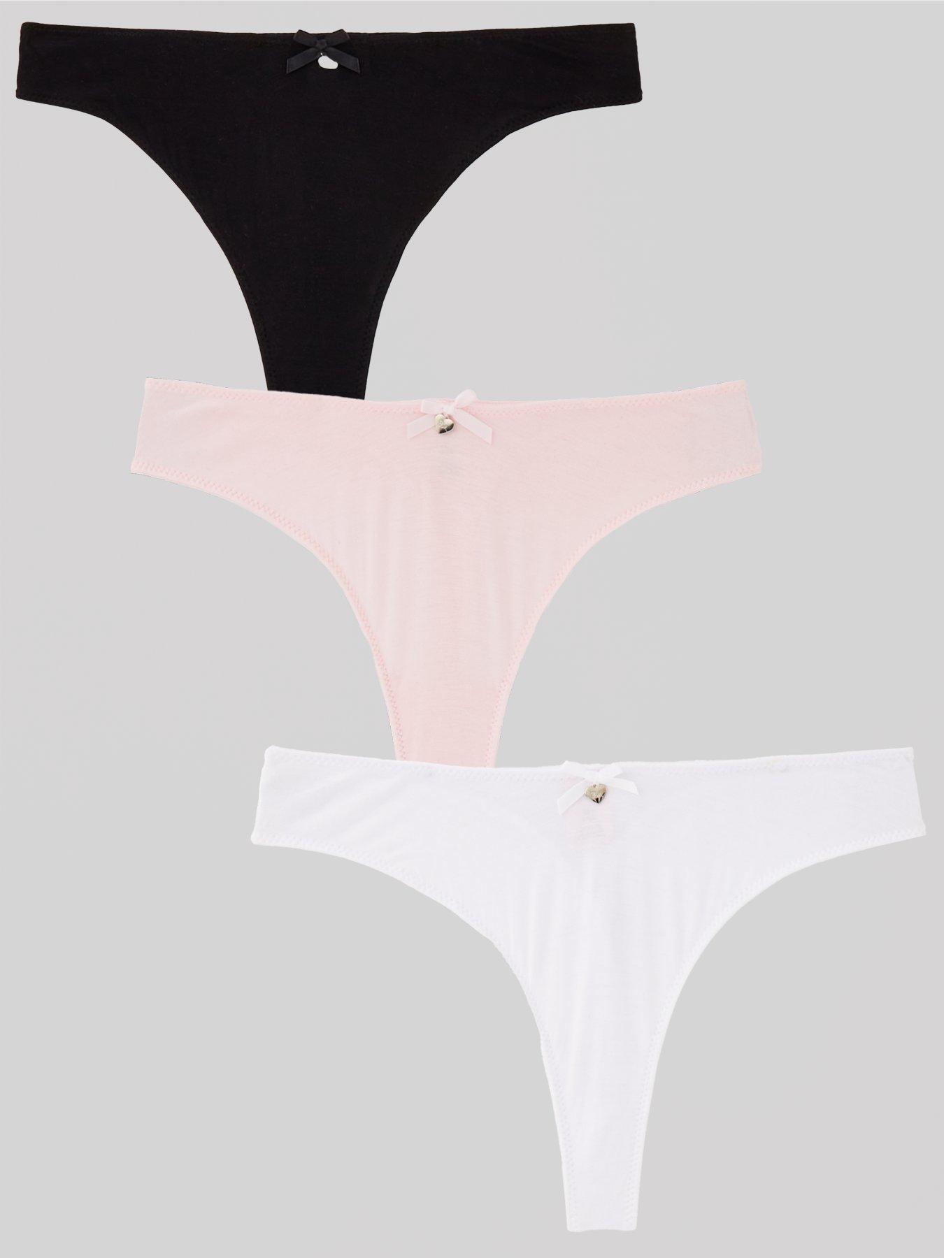 boux-avenue-boux-avenue-alice-3-pack-thongs-black-amp-pink-mix