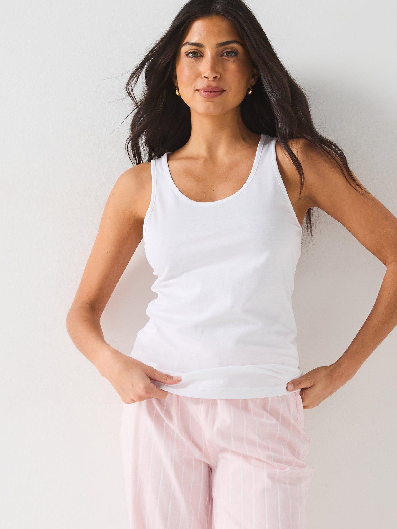 Image 5 of 6 of Everyday 2pk Vest And Wide Leg Bottoms - Multi