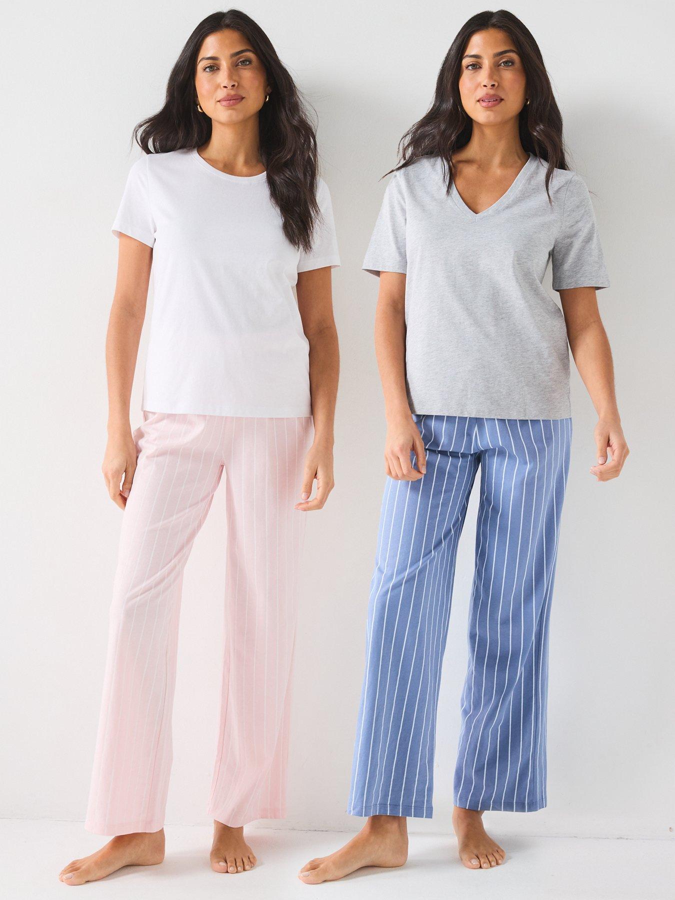 Image of Everyday 2pk Short Sleeve And Wide Leg - Multi