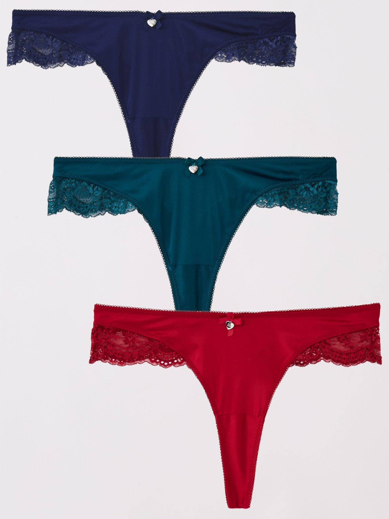 boux-avenue-boux-avenue-stella-pack-of-3-thongs-dark-red-mix