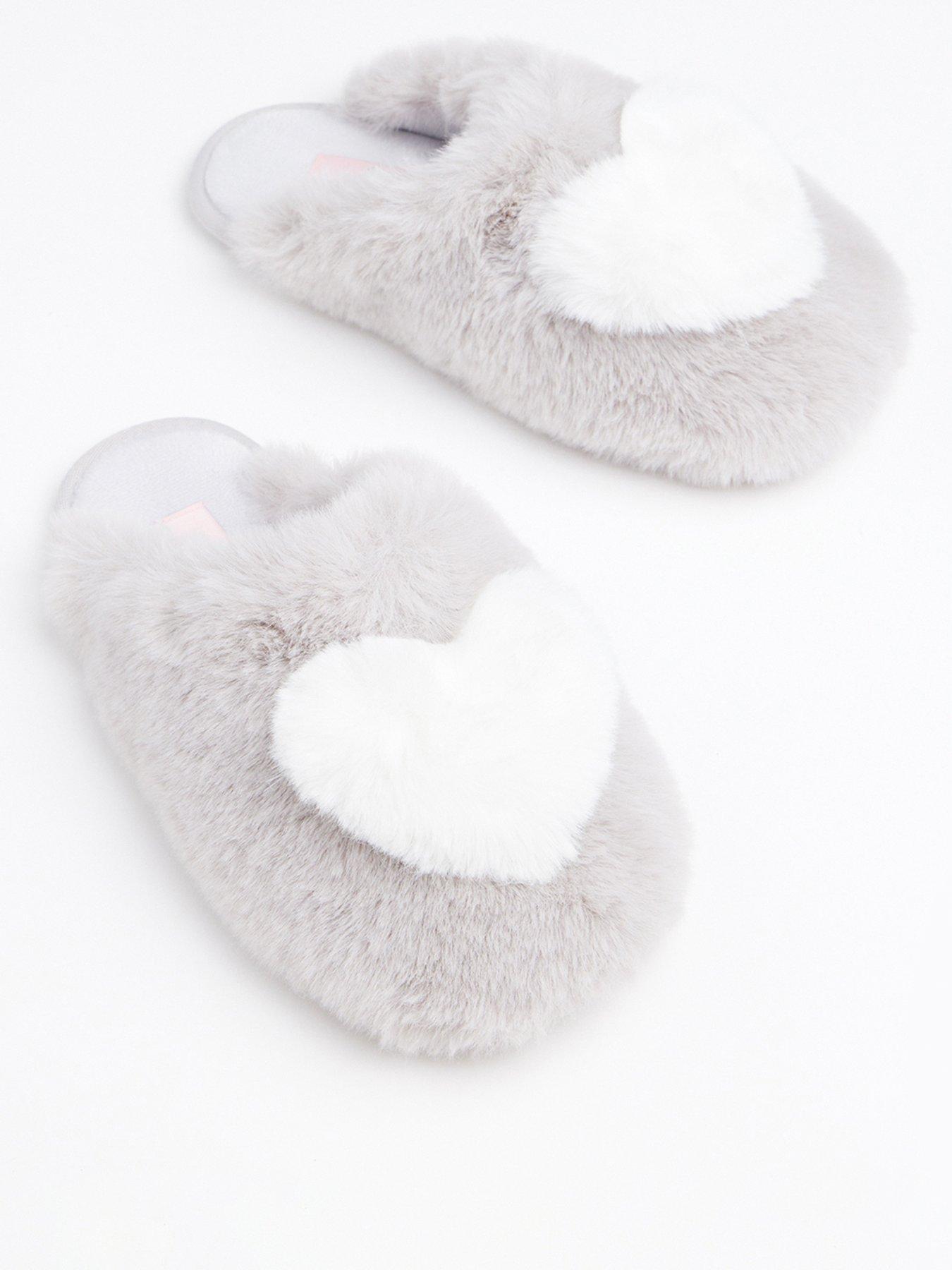 boux-avenue-plush-heart-mule--grey