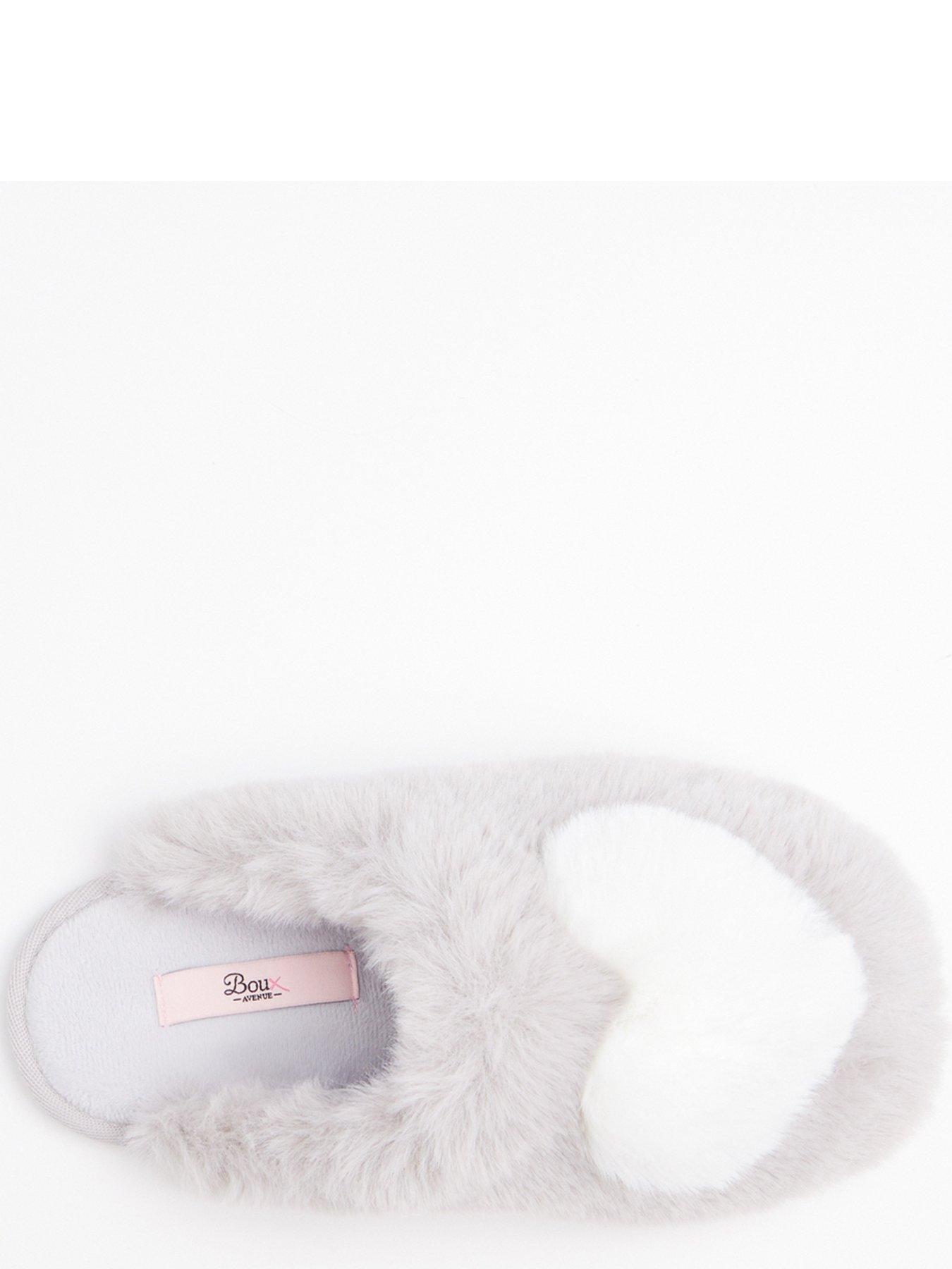 boux-avenue-plush-heart-mule--greyoutfit