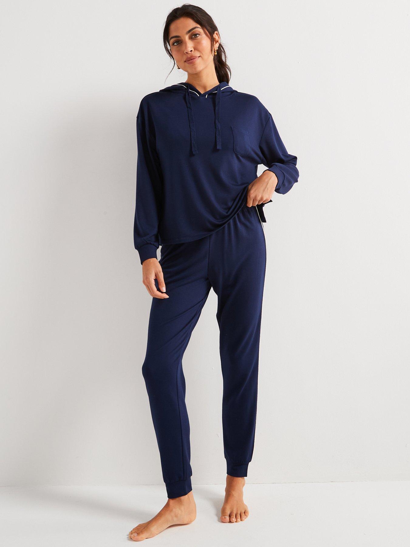 v-by-very-contrast-piping-hooded-loungewear-setback