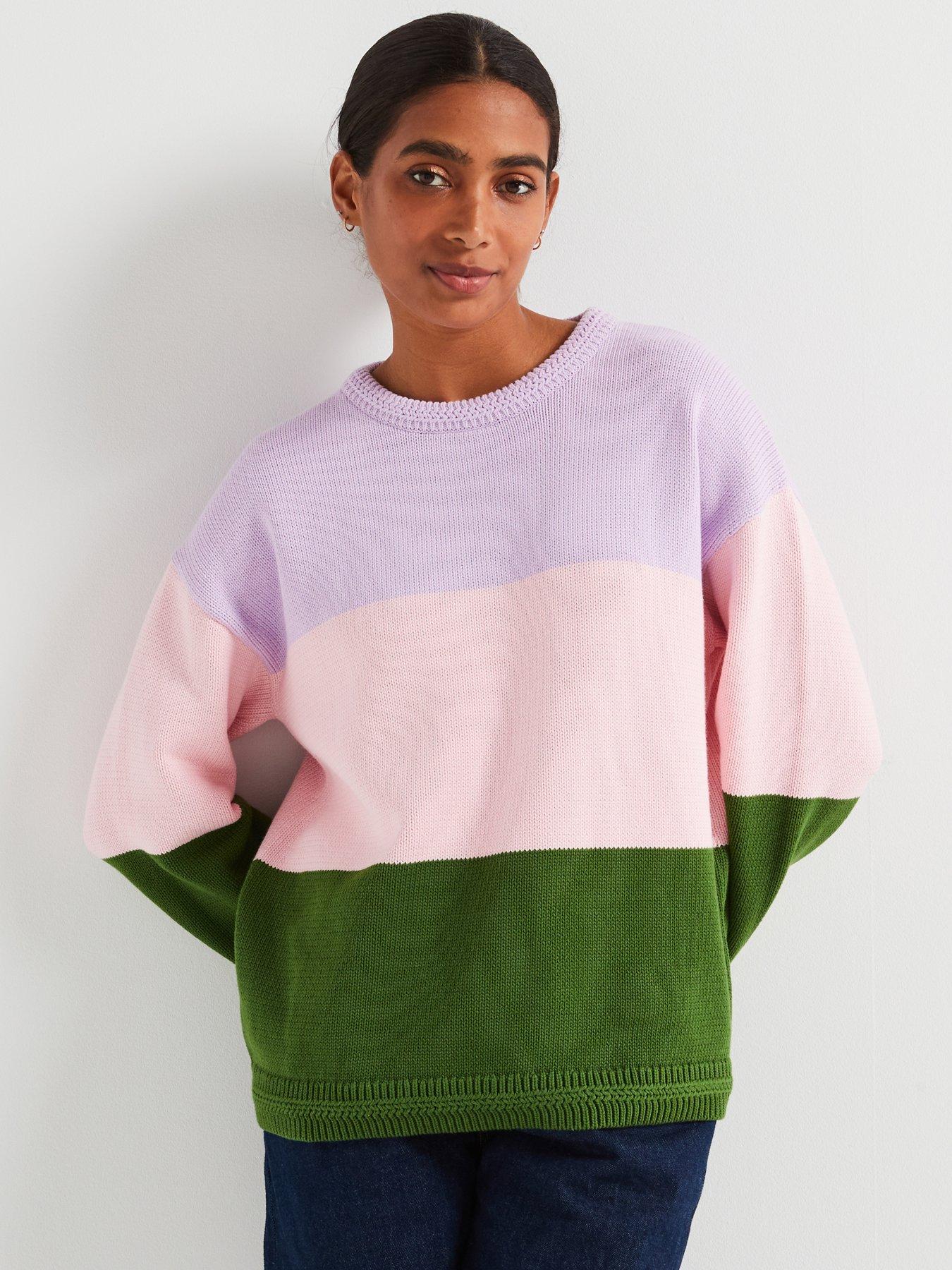 undefined Madison Block Stripe Jumper - Multi