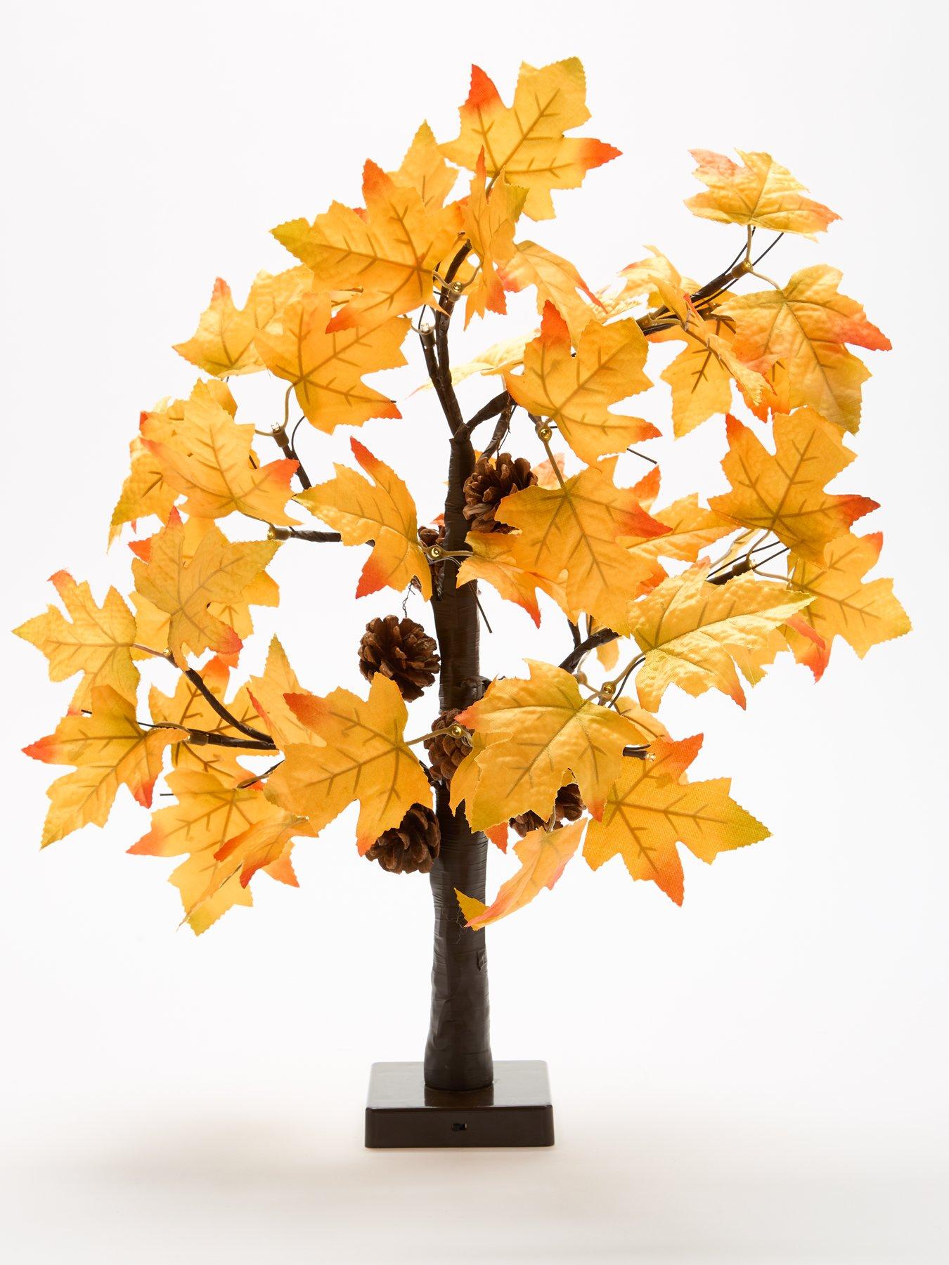 Image 2 of 4 of Heaven Sends Autumn Leaf Light Up Tree Decoration