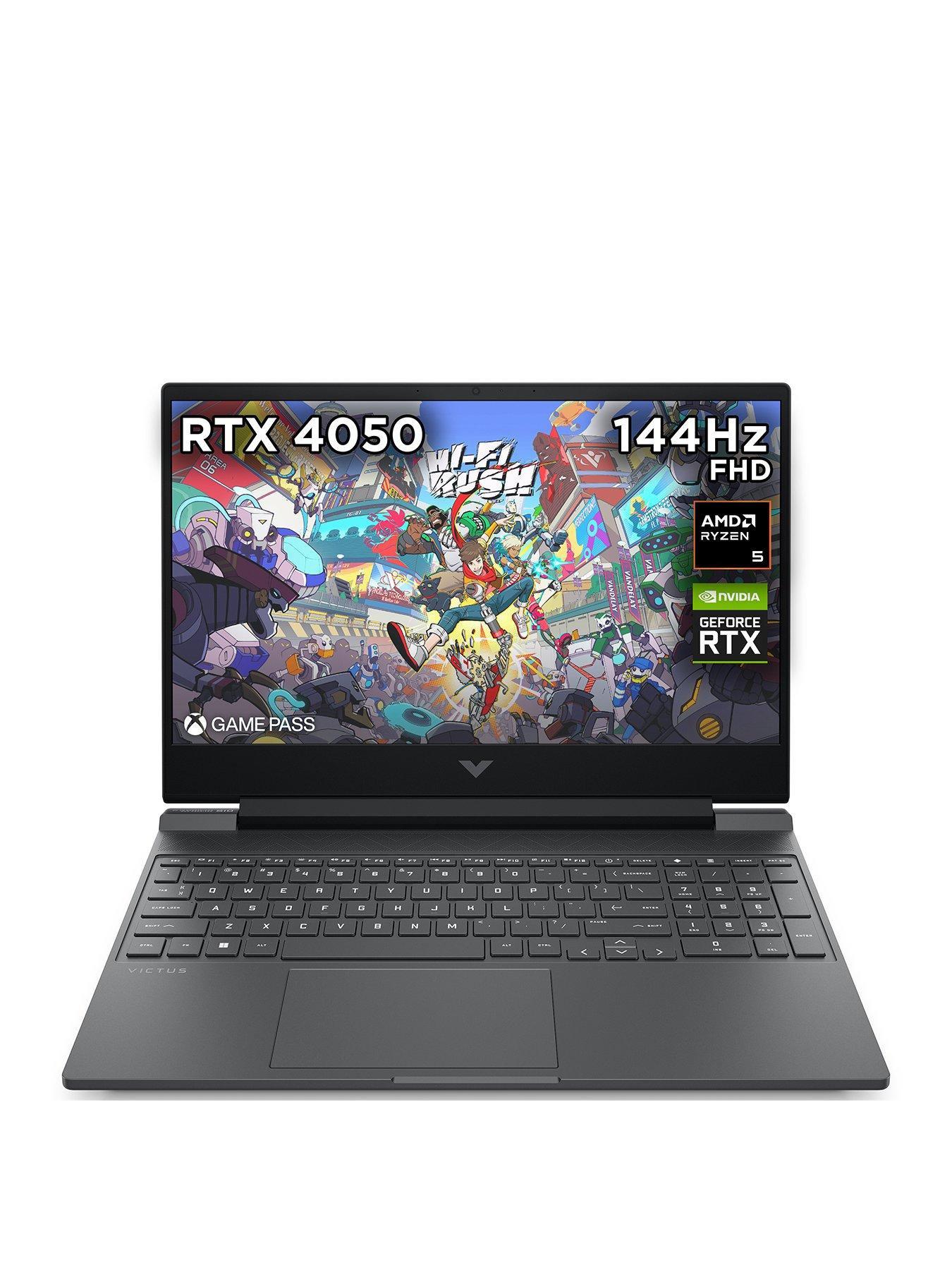 Image 1 of 8 of HP VICTUS 15-fb2007na Gaming Laptop - GeForce RTX 4050 - AMD Ryzen 5 - 16GB RAM - 512GB SSD - 15.6in - Full HD