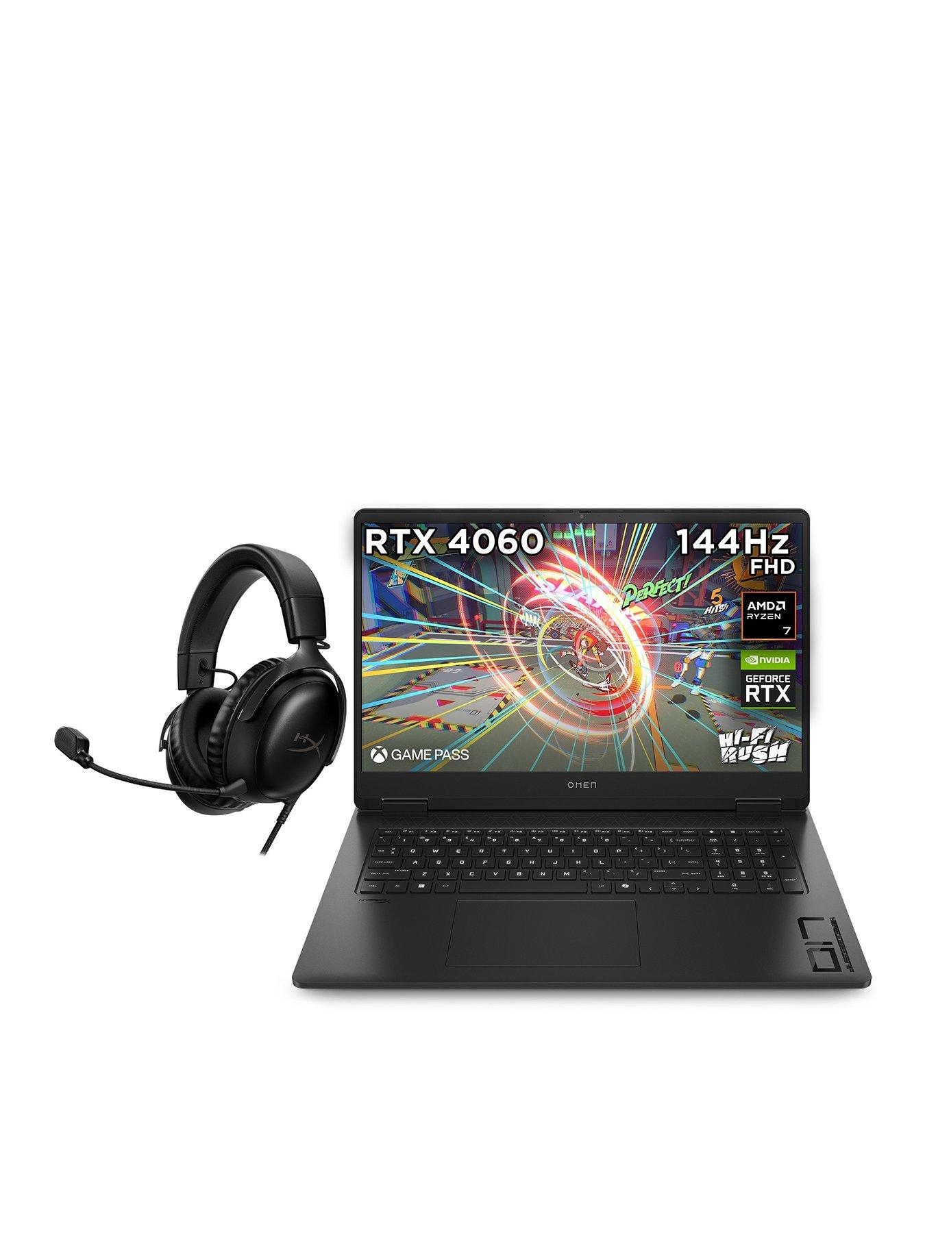 hp-omen-17-db0017na-gaming-laptop-with-hyper-x-cloud-iii-wired-headset--rtx-4060-amd-ryzen-7-16gb-ram-512gb-ssd-173in-full-hd