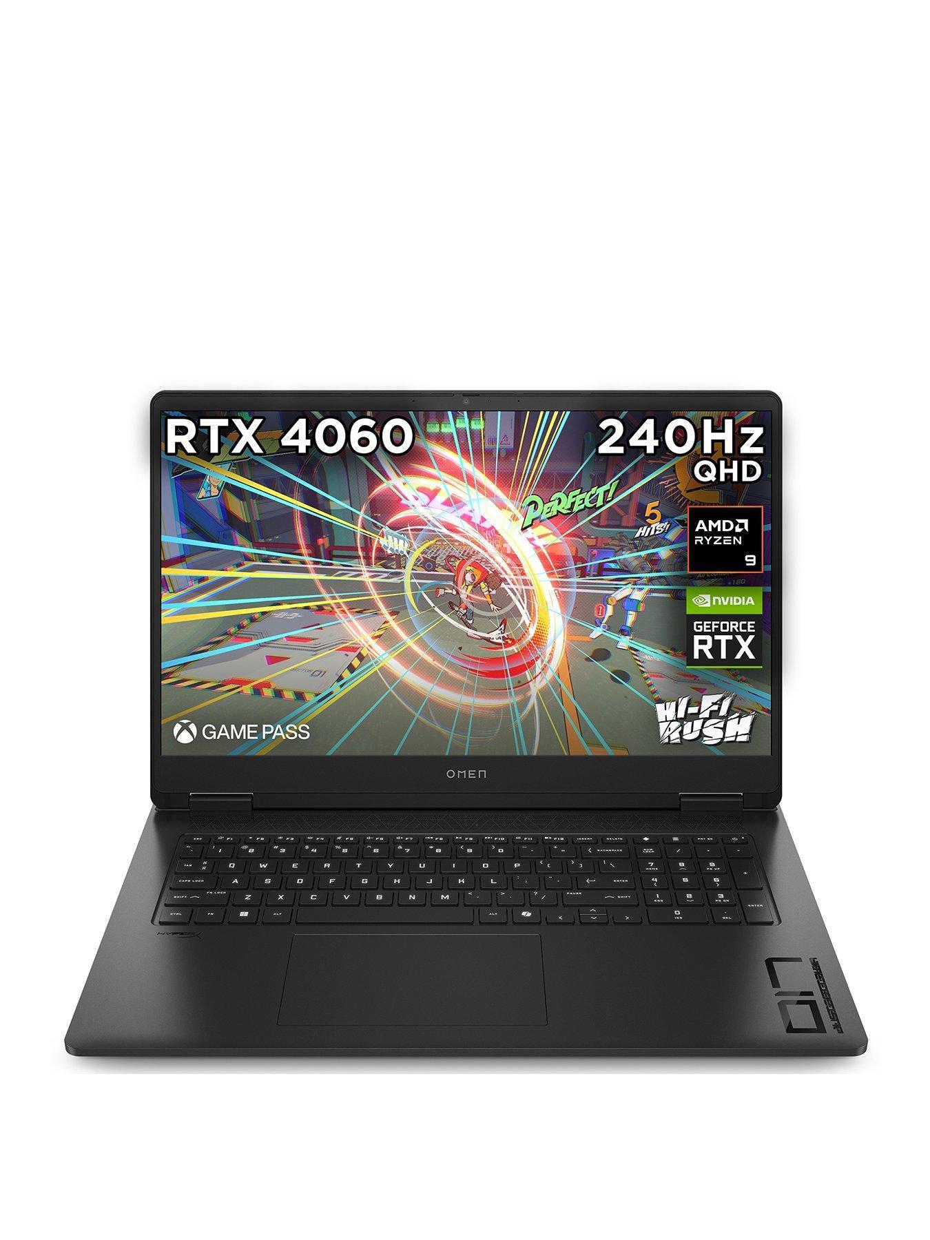 undefined OMEN 17-db0004na Gaming Laptop - GeForce RTX 4060 - AMD Ryzen 9 - 16GB RAM - 1TB SSD - 17.3in - QHD