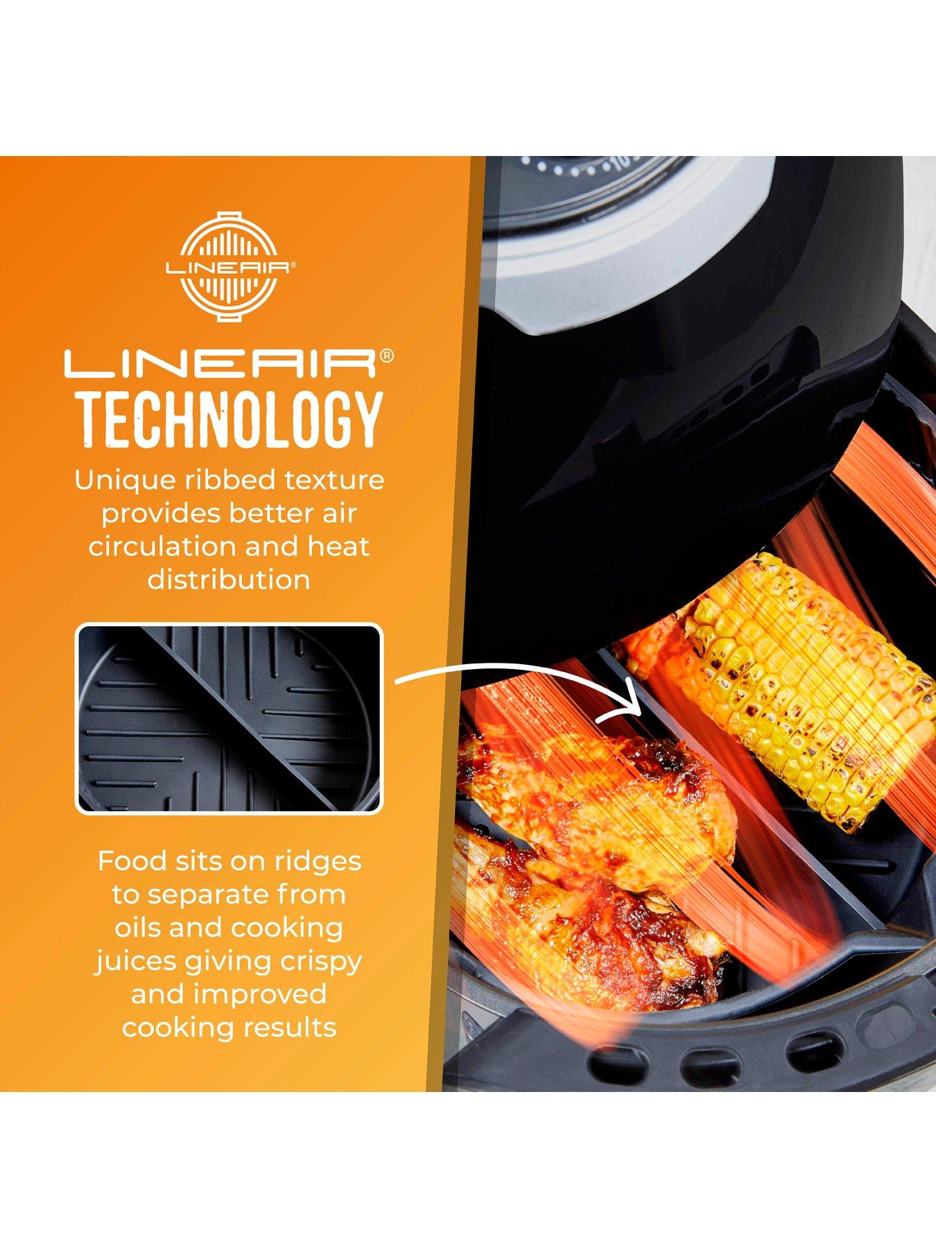 Image 4 of 7 of Tower Round Solid Air Fryer Tray With Divider