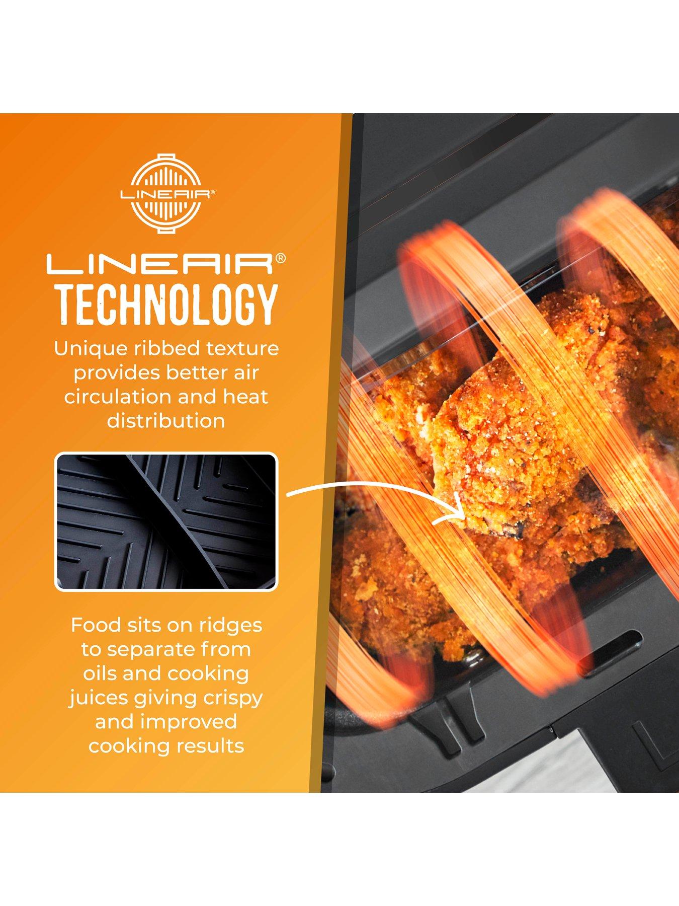 Image 4 of 7 of Tower Square Solid Air Fryer Tray With Divider