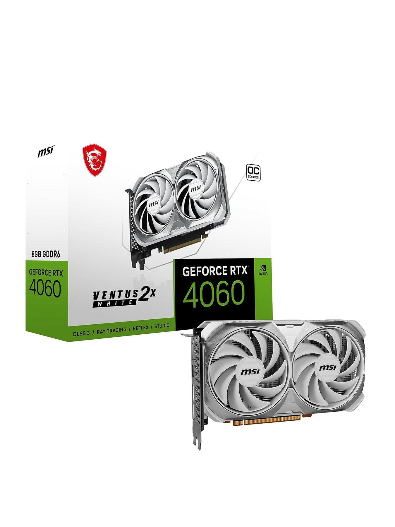 undefined MSI RTX 4060 8Gb Ventus 2X White 8G Graphics Card