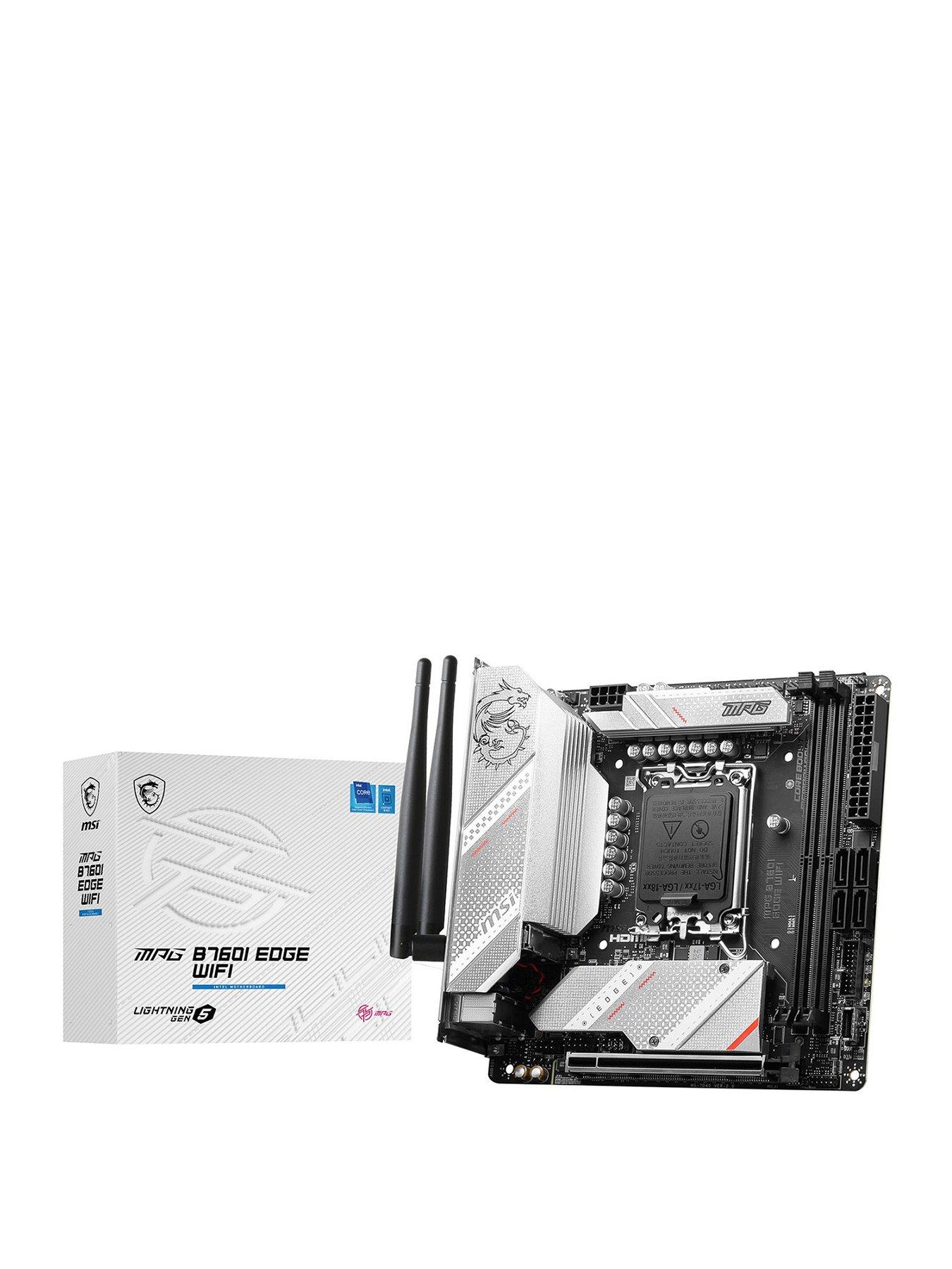 Image 1 of 4 of MSI 1700 MPG B760I Edge WiFi Mini-Itx Motherboard