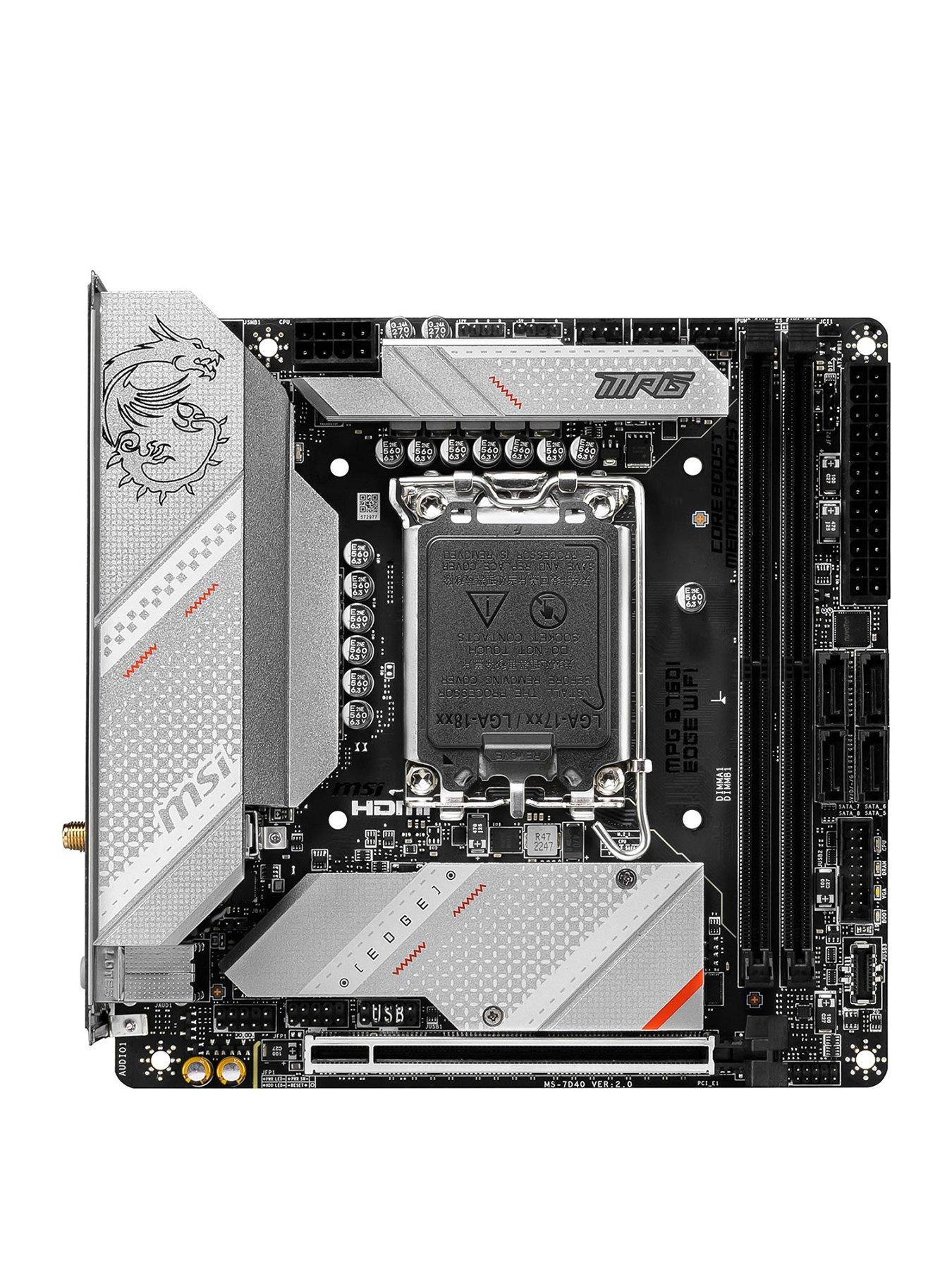Image 2 of 4 of MSI 1700 MPG B760I Edge WiFi Mini-Itx Motherboard