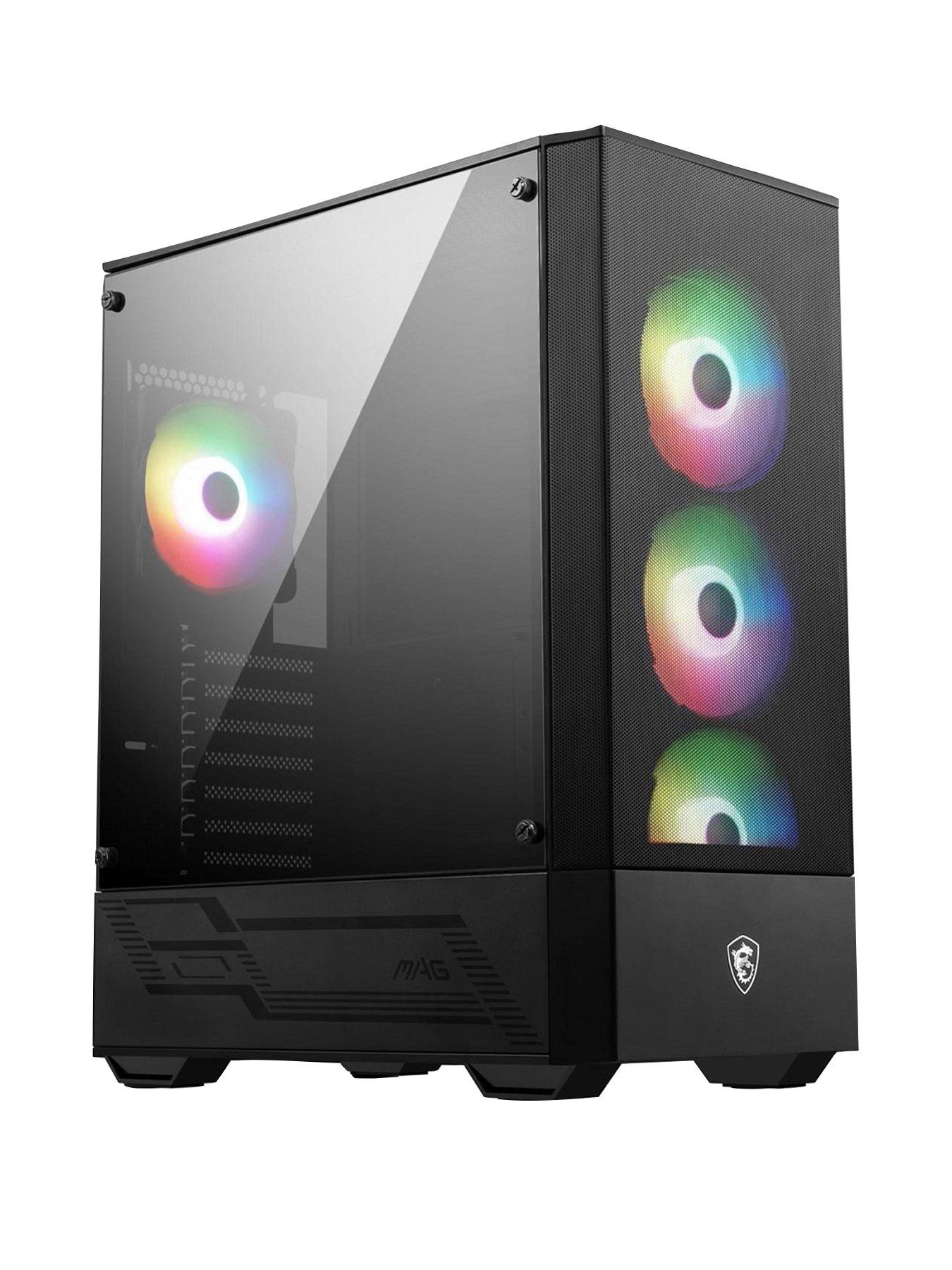 Image of MSI MAG Forge 112R Black PC Gaming Case