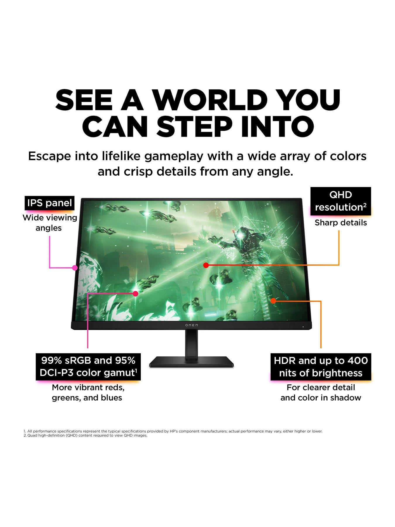 27 Zoll Faltbarer Gaming Monitor, 100Hz, FHD 1080P, HDR, FreeSync, Eingebaute Lautsprecher – Für PC & Konsole