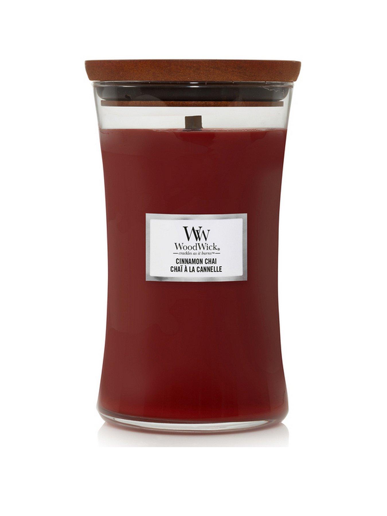 WoodWick Woodwick Cinnamon Chai Large Hourglass Candle