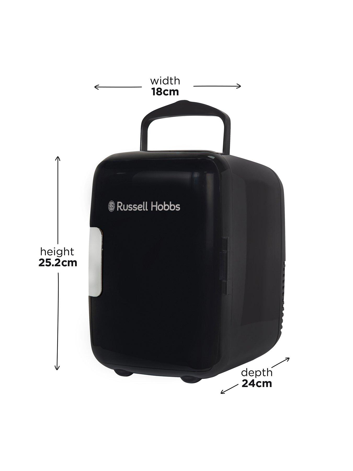 russell-hobbs-russell-hobbs-rh4clr1001b-4l-mini-compact-cooler-for-drinks-and-cosmetics-retro-style-black-amp-chromestillFront