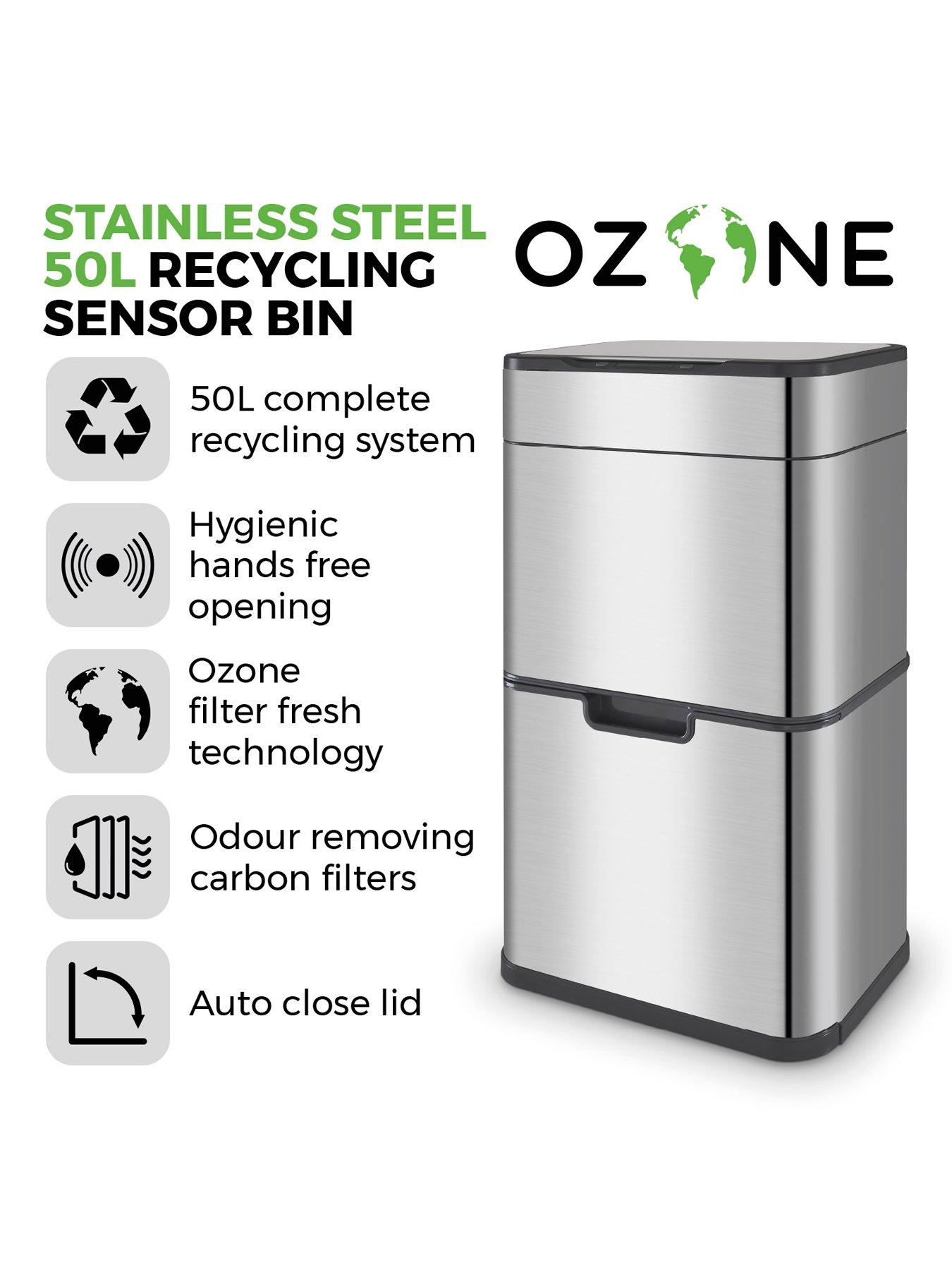 Image 2 of 7 of Tower Ozone 50-Litre Recycling Sensor Bin