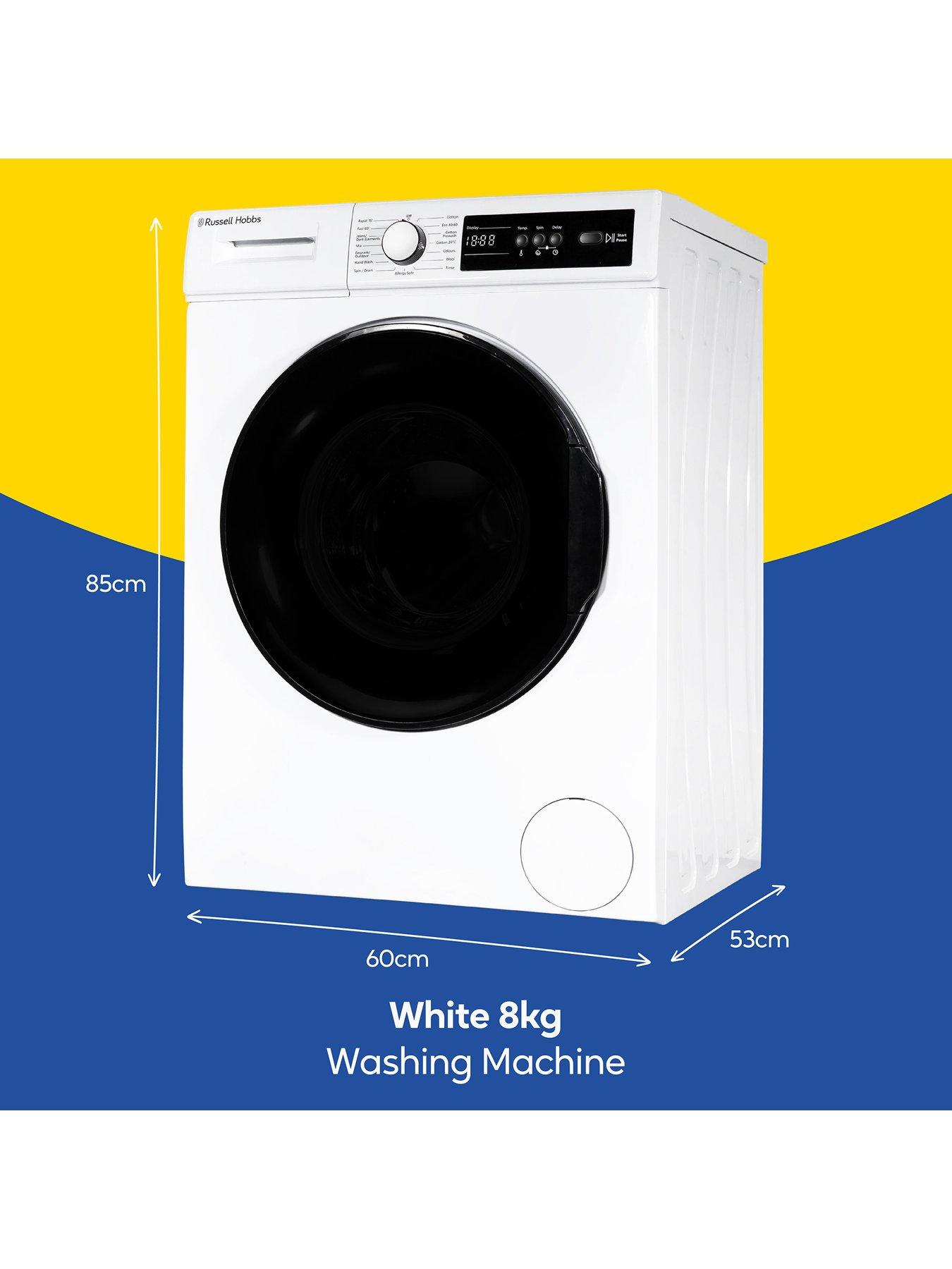 russell-hobbs-rh814w111w-11-series-8kg-load-1400rpm-spinnbspwashing-machine-whitestillFront