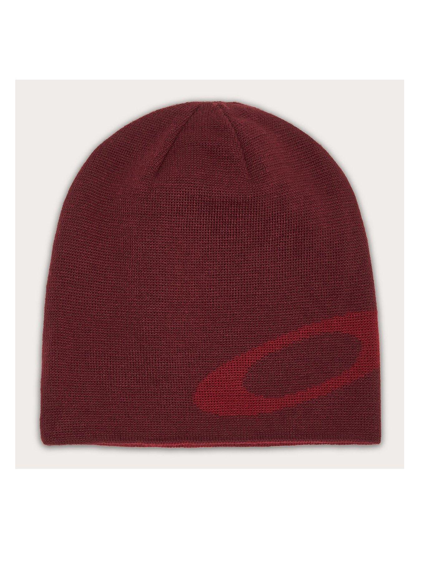 oakley-mens-beanie-ellipse-burgundy