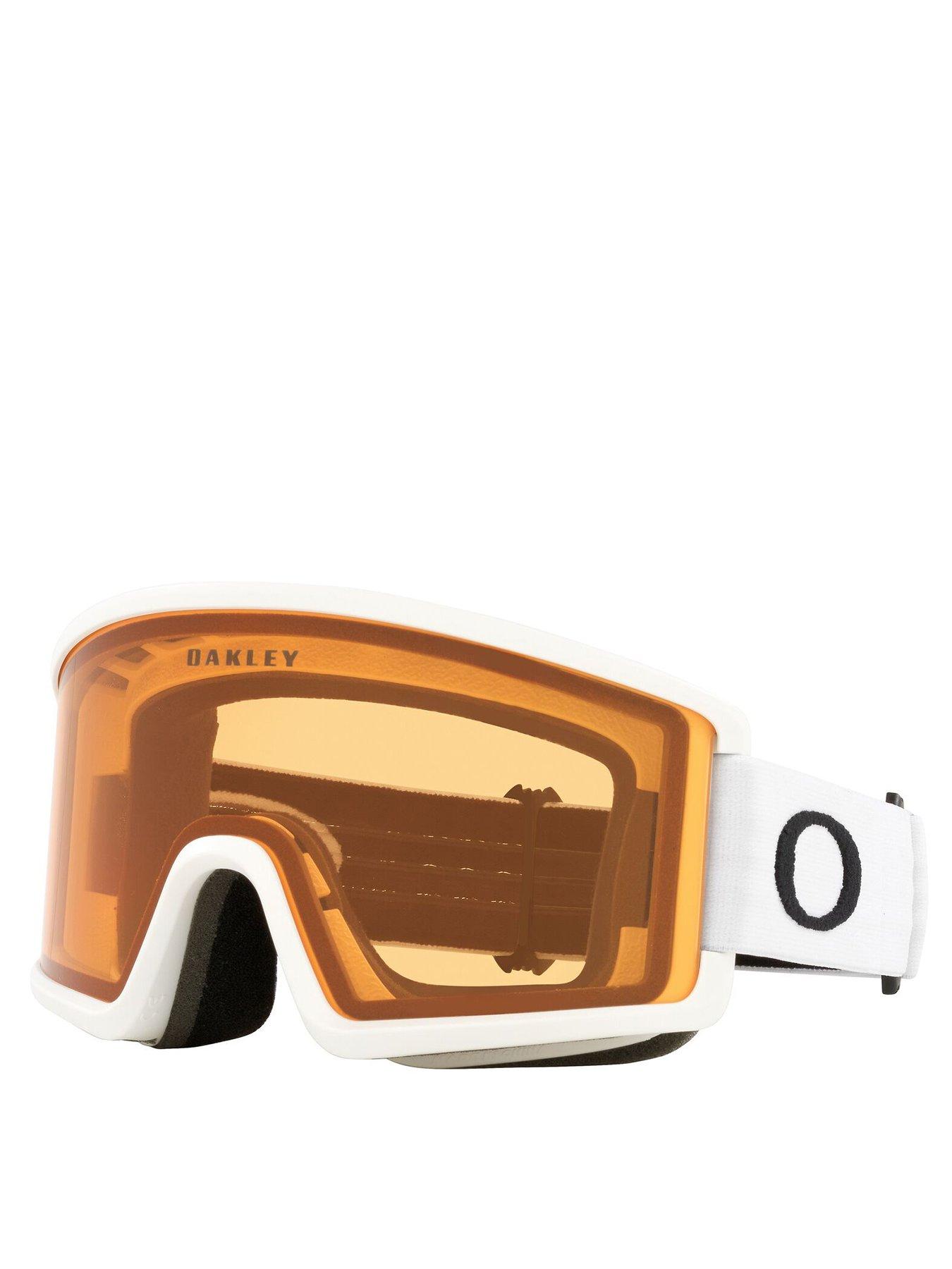 undefined Women's Target Line Ski Goggles - Matte White/Persimmon