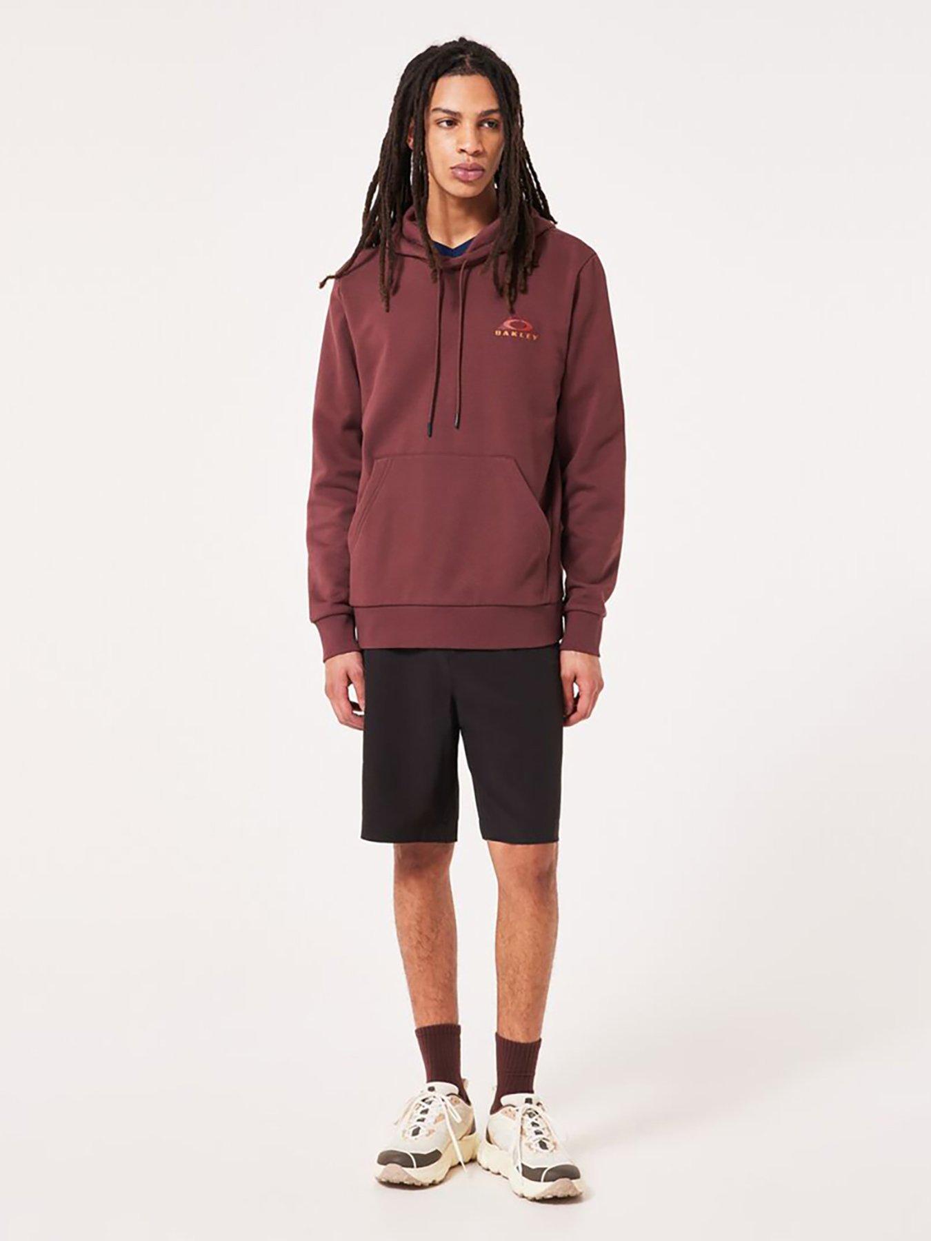 oakley-mens-lined-mountain-bark-hoodie-burgundy-red