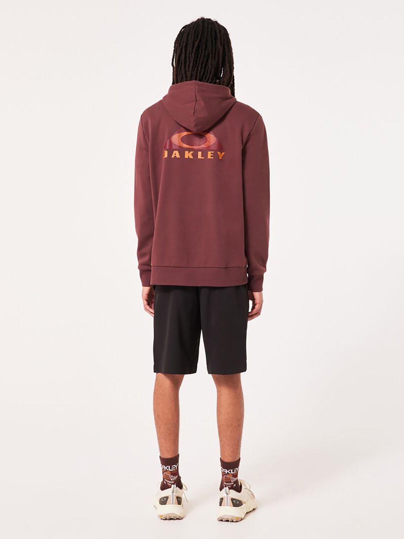 oakley-mens-lined-mountain-bark-hoodie-burgundystillFront