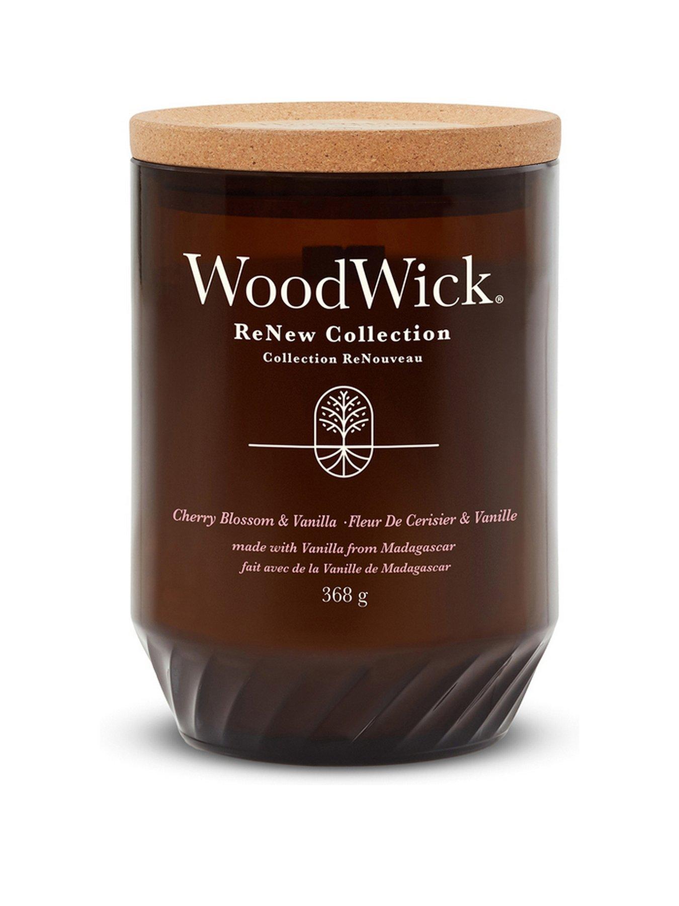 WoodWick Renew Cherry Blossom  &  Vanilla Large Candle